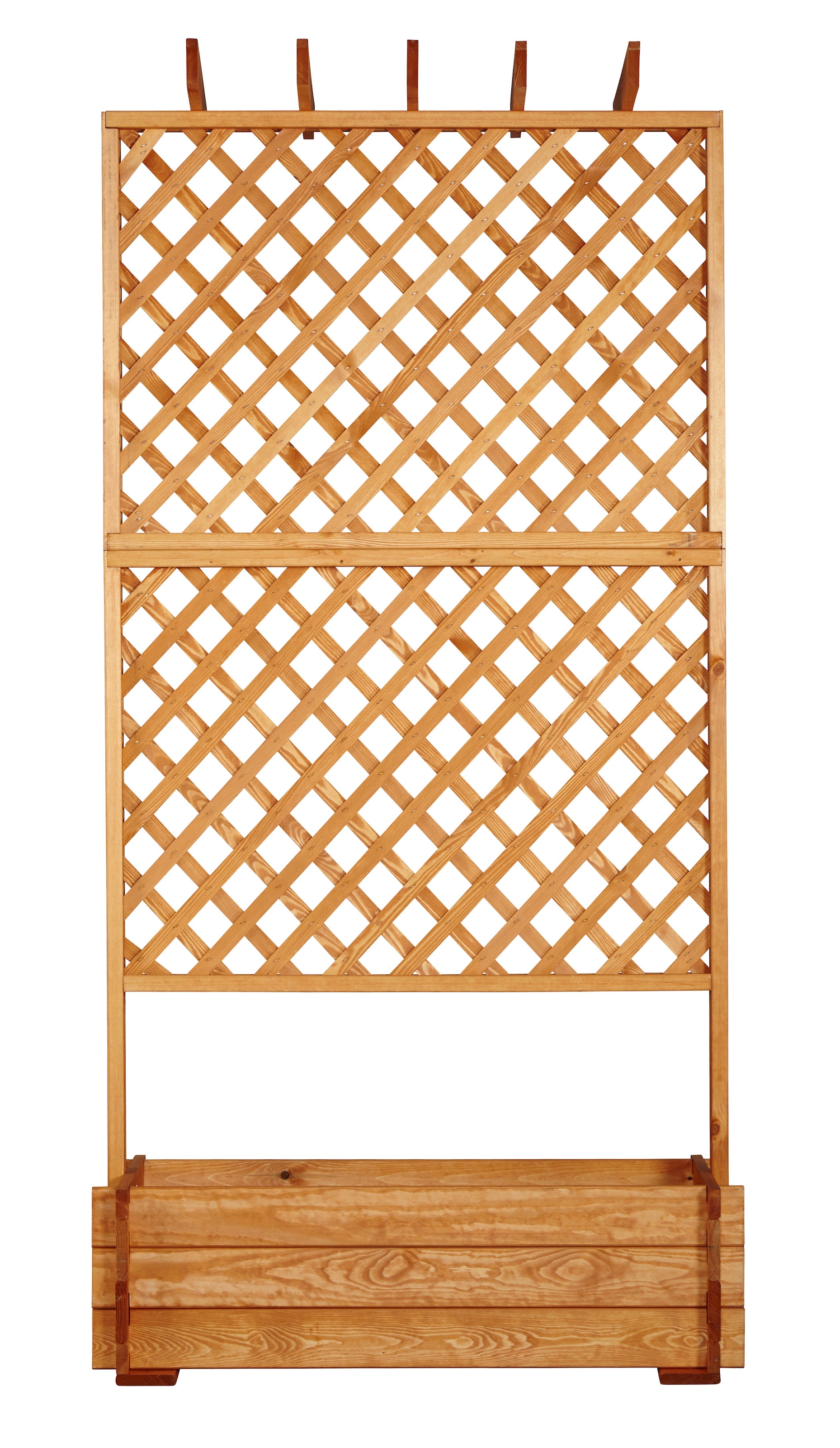 promadino Spalier, Pergola mit Pflanzkasten, BxTxH: 140x65x200 cm