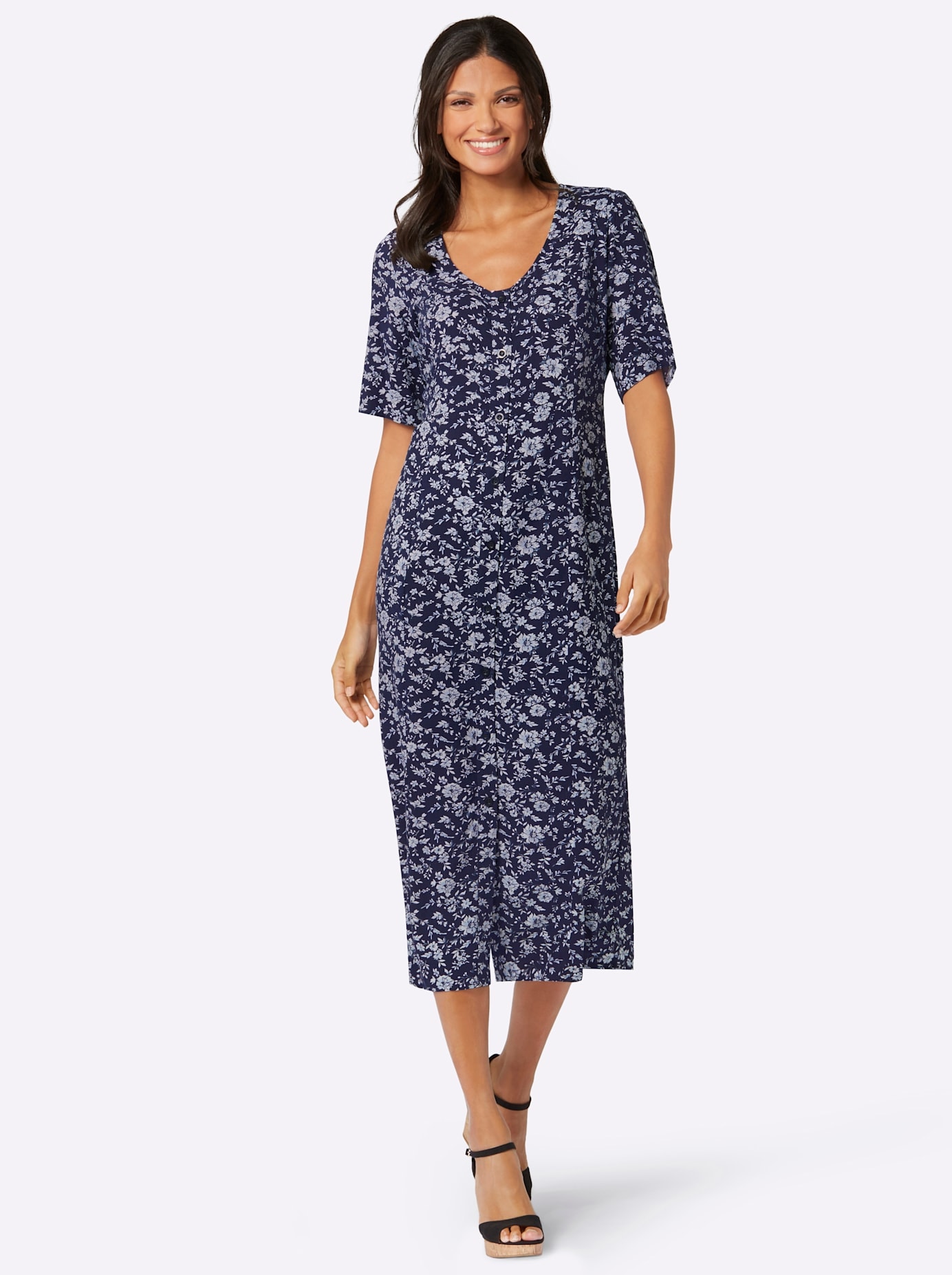 Classic Basics Druckkleid »Kleid«