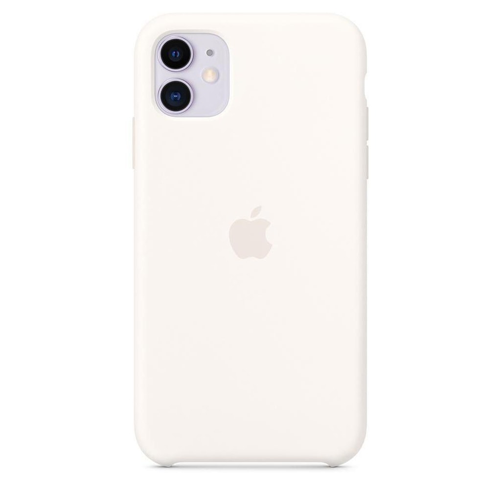 Apple Smartphone-Hülle »Apple iPhone 11 Silicone Case White«, iPhone 11, MWVX2ZM/A