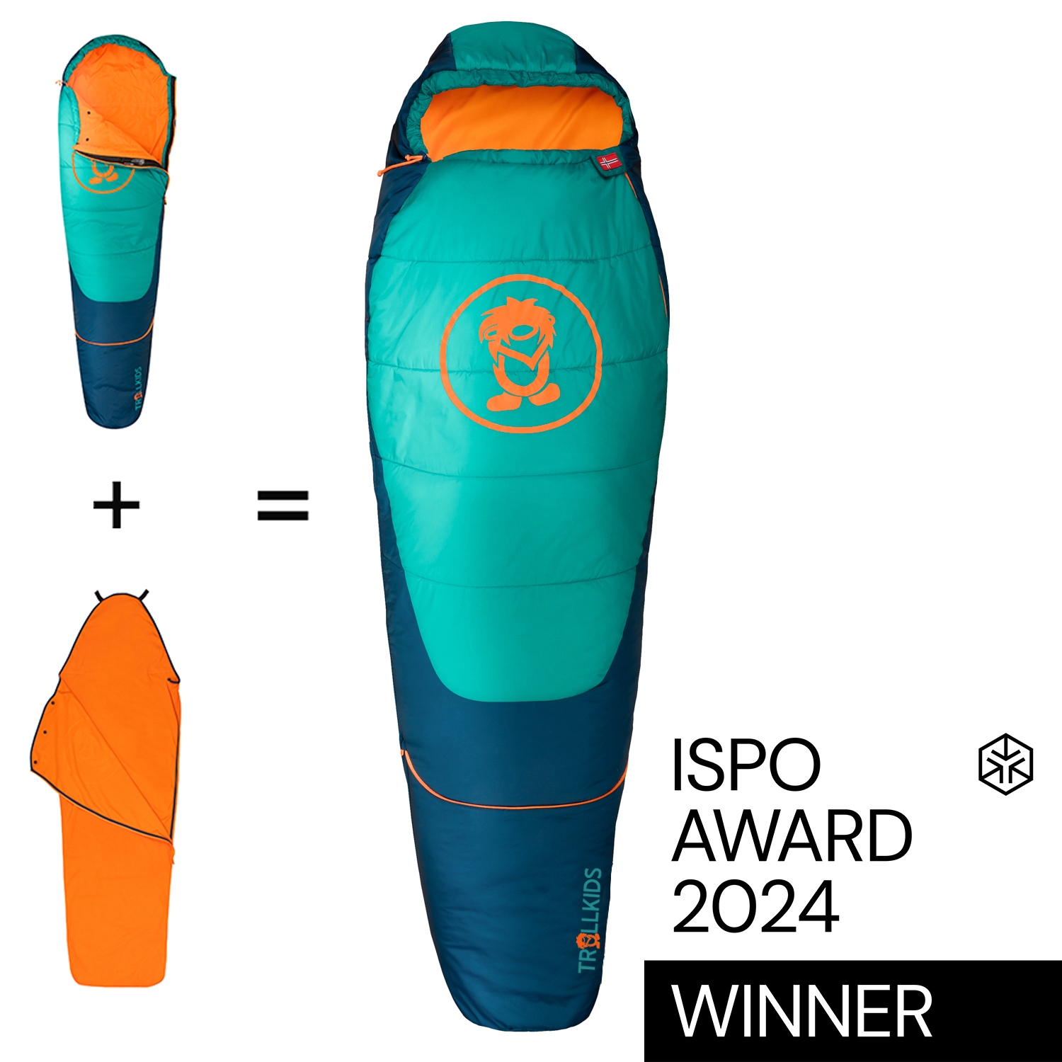 TROLLKIDS Mumienschlafsack »KIDS FEMUND 3IN1 SLEEPING BAG«