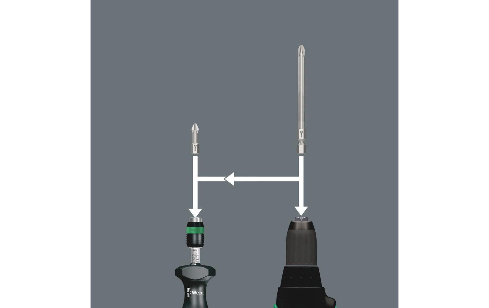 Wera Werkzeugset »Etui Kraftform Kompakt 60 Torque«, (17 tlg.)