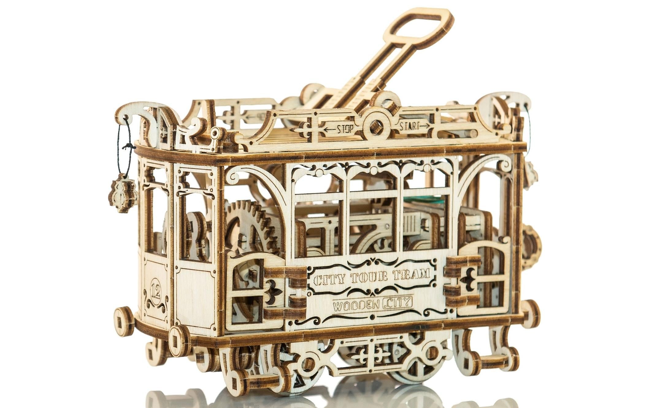Wooden City Modellbausatz »City Tram«, (273 St.)
