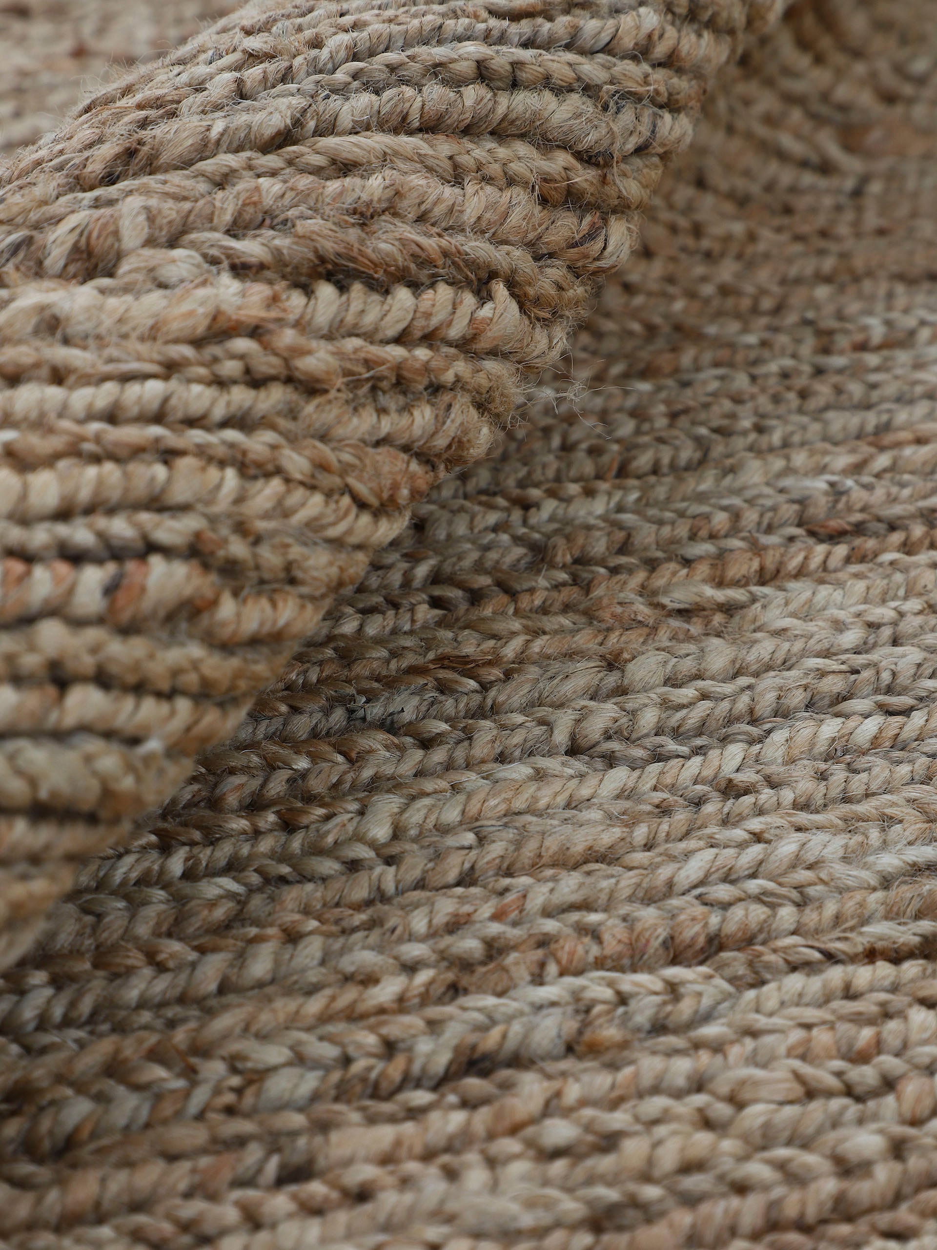carpetfine Teppich »Nala Juteteppich Naturfaser«, rund, 9 mm Höhe, wendbar, aus 100% Jute, in vielen Grössen und Formen, quadratisch, rund