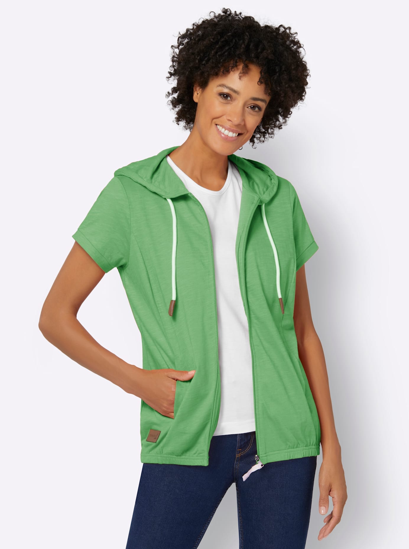 Casual Looks Shirtjacke »Sweatjacke« 1 Stk.