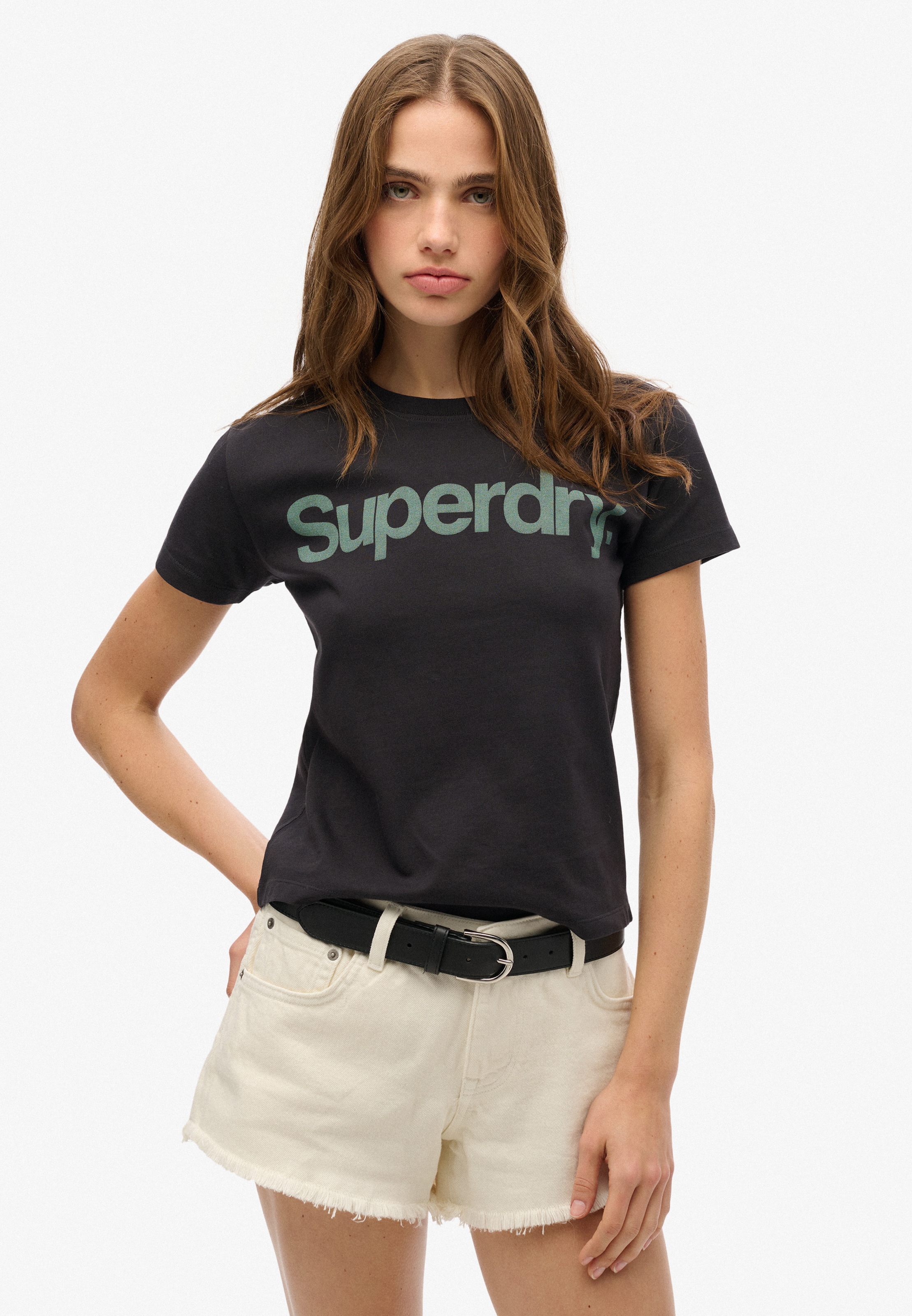 Superdry Kurzarmshirt »CORE LOGO CITY FITTED TEE«