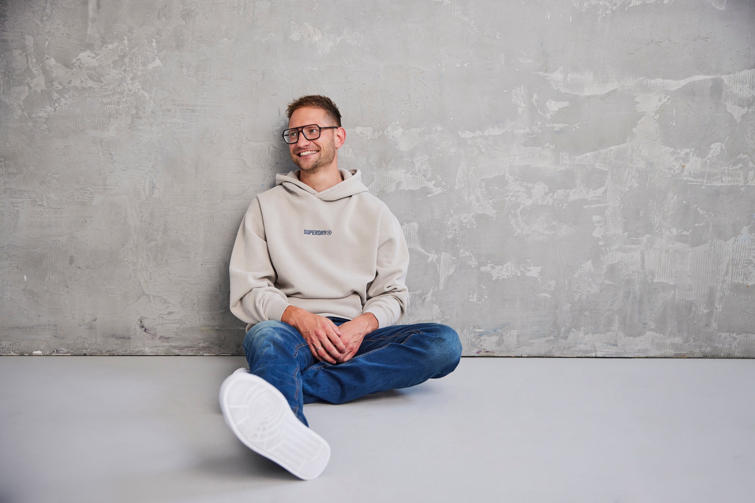 Superdry Kapuzensweatshirt »MICRO LOGO GRAPHIC LOOSE HOOD«
