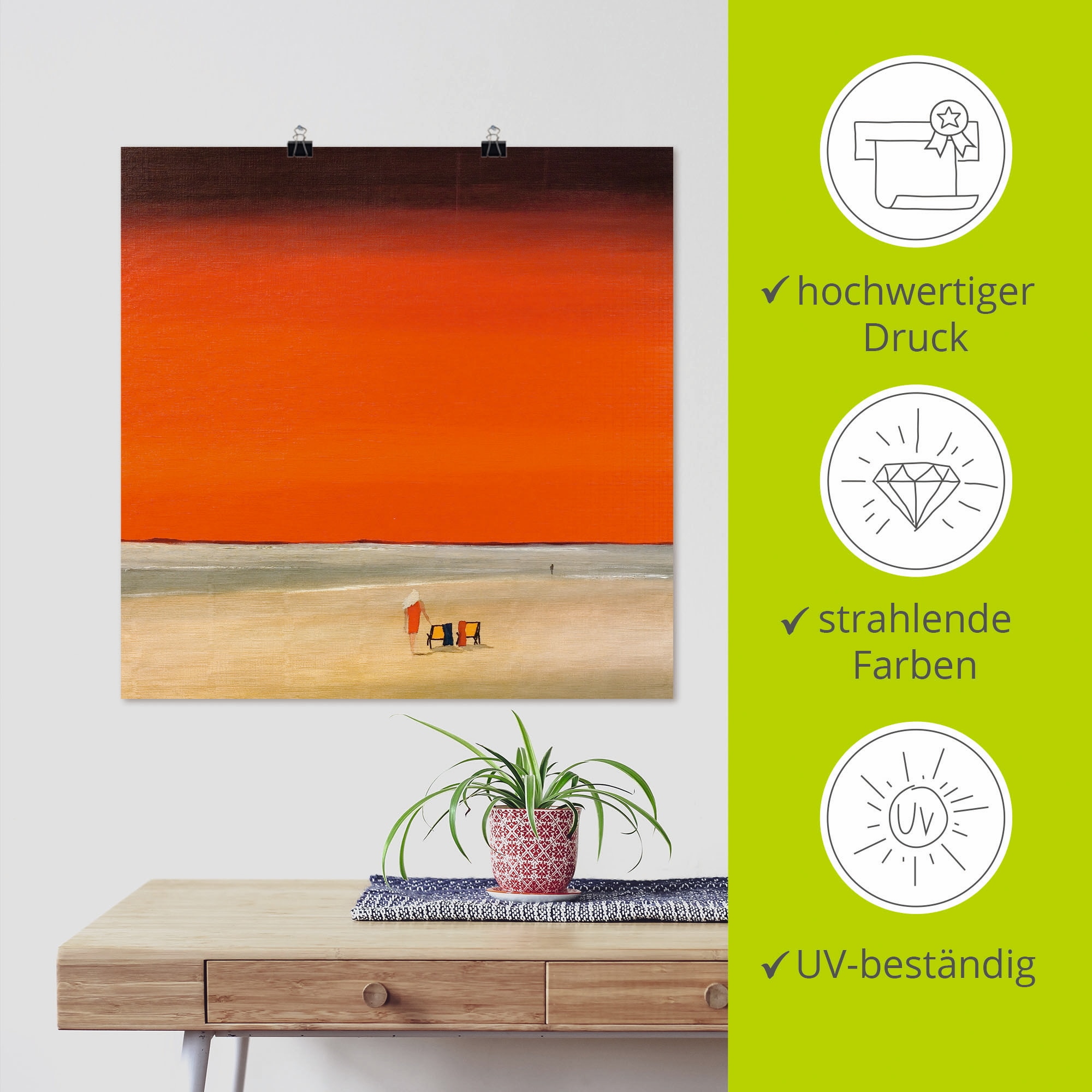 Artland Poster »Gute Zeiten II«, Himmel, (1 St.), als Leinwandbild, Wandaufkleber oder Poster in versch. Grössen