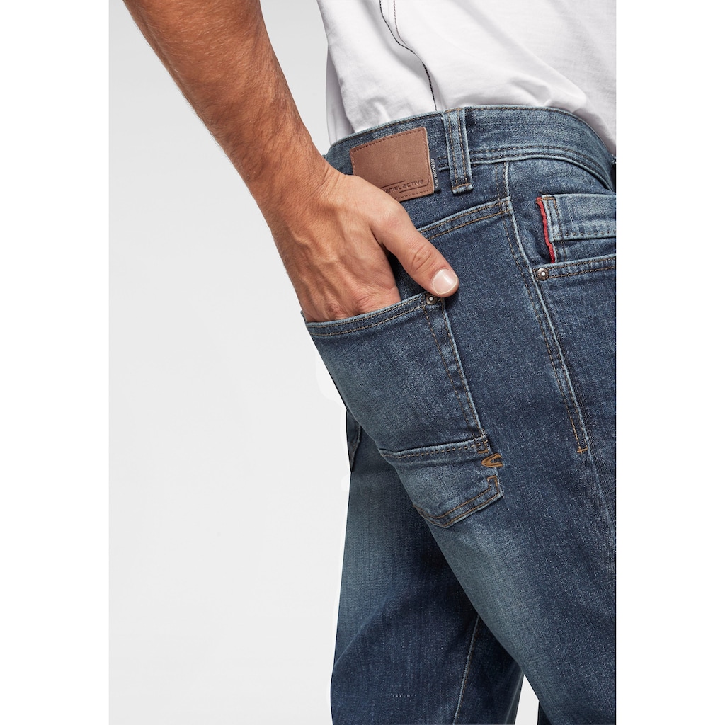 camel active Regular-fit-Jeans »HOUSTON«, im klassischen 5-Pocket-Stil