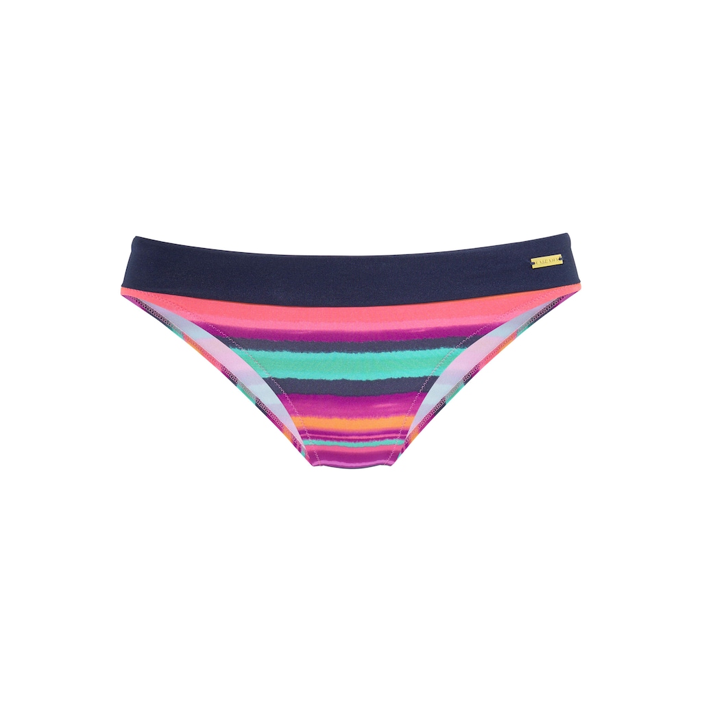 LASCANA : bas de bikini »Rainbow« avec taille à retrousser