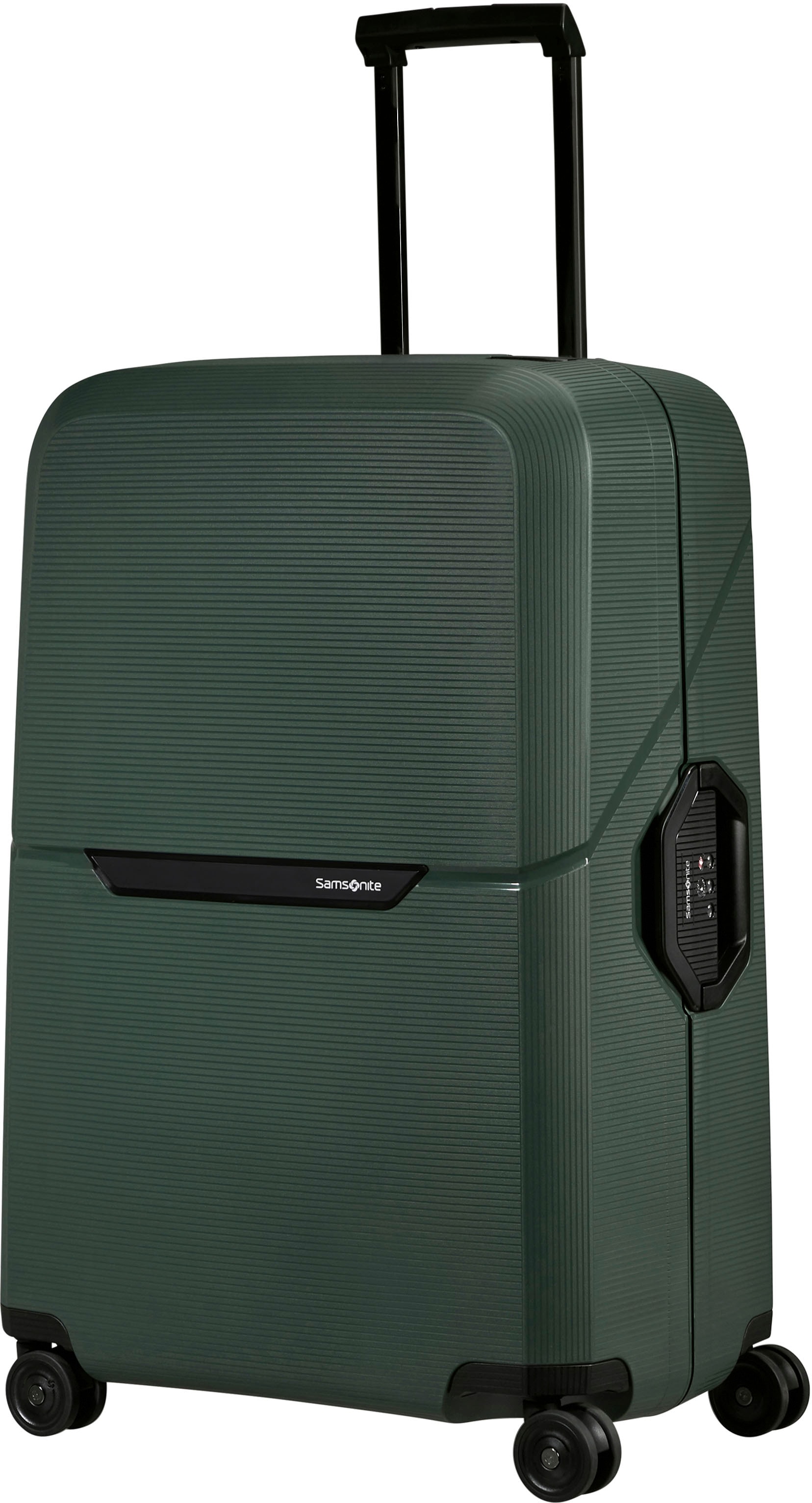 Samsonite Hartschalen-Trolley »MAGNUM ECO, verschiedene Grössen und Farben«, 4 Rollen, Reisekoffer Trolley Aufgabegepäck TSA-Zahlenschloss Made in Europe