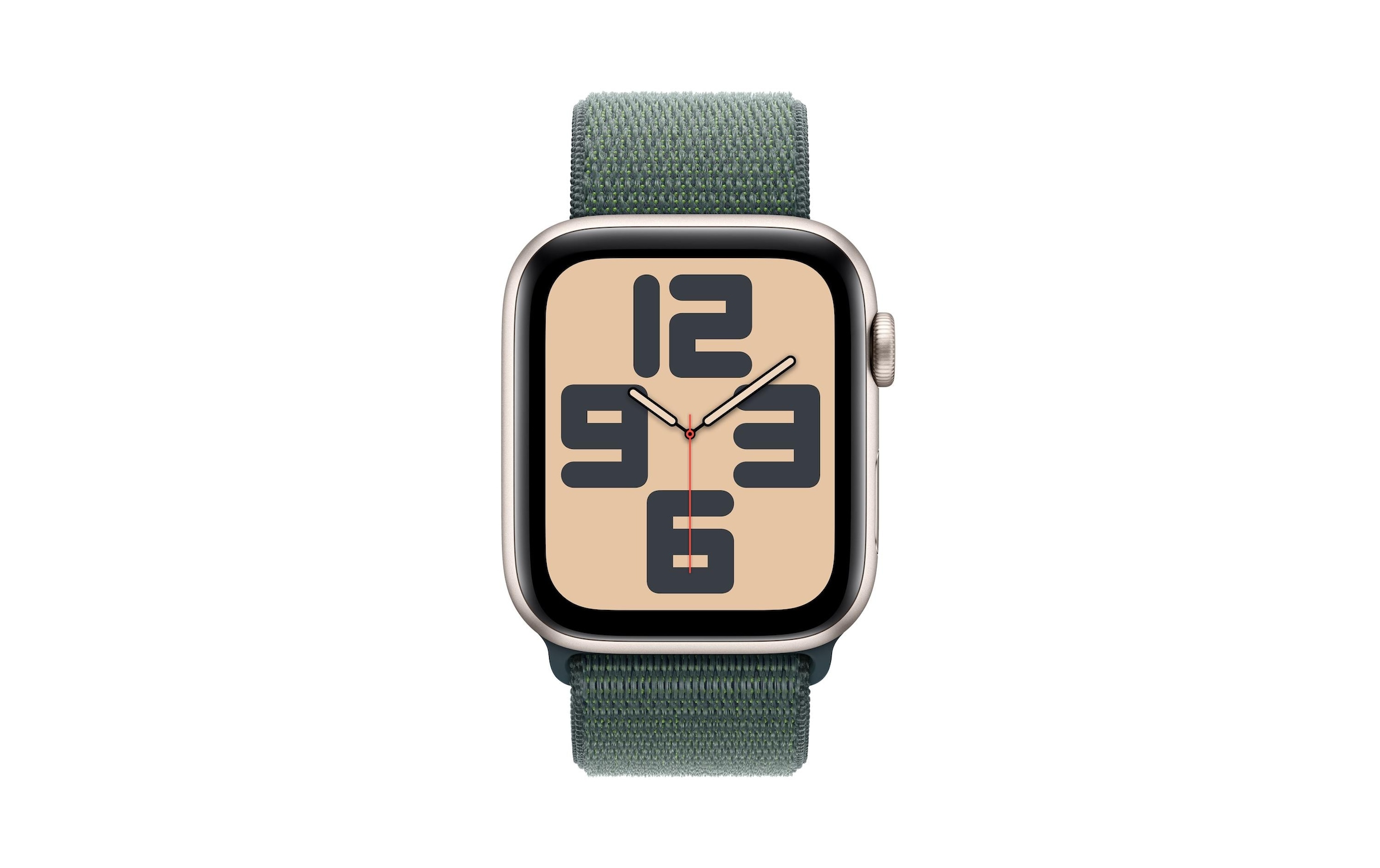 Apple Watch SE (2024), 44 mm, GPS + Cellular, Sport Loop, Polarstern