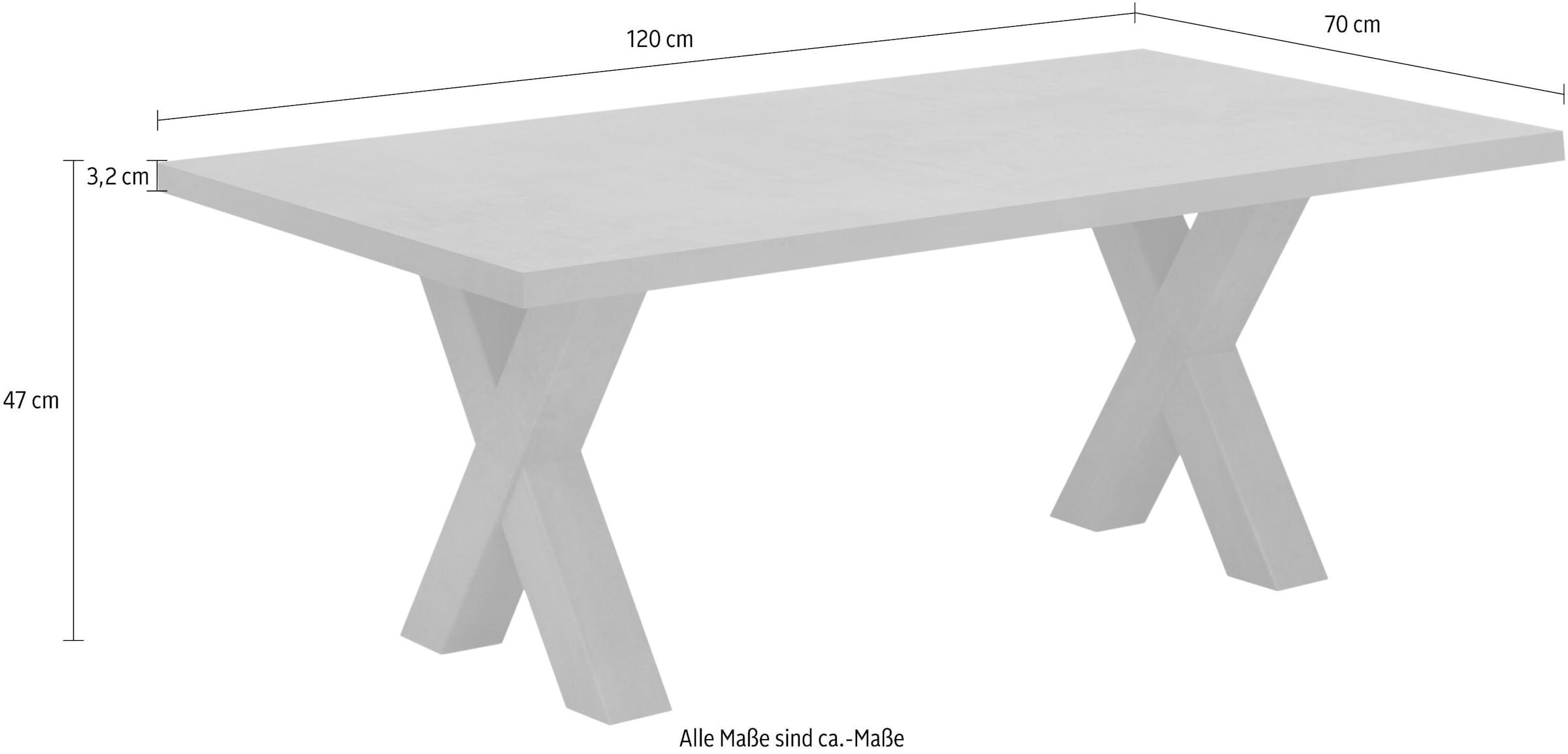 Mäusbacher Couchtisch »Mister«, 120 x 70 cm