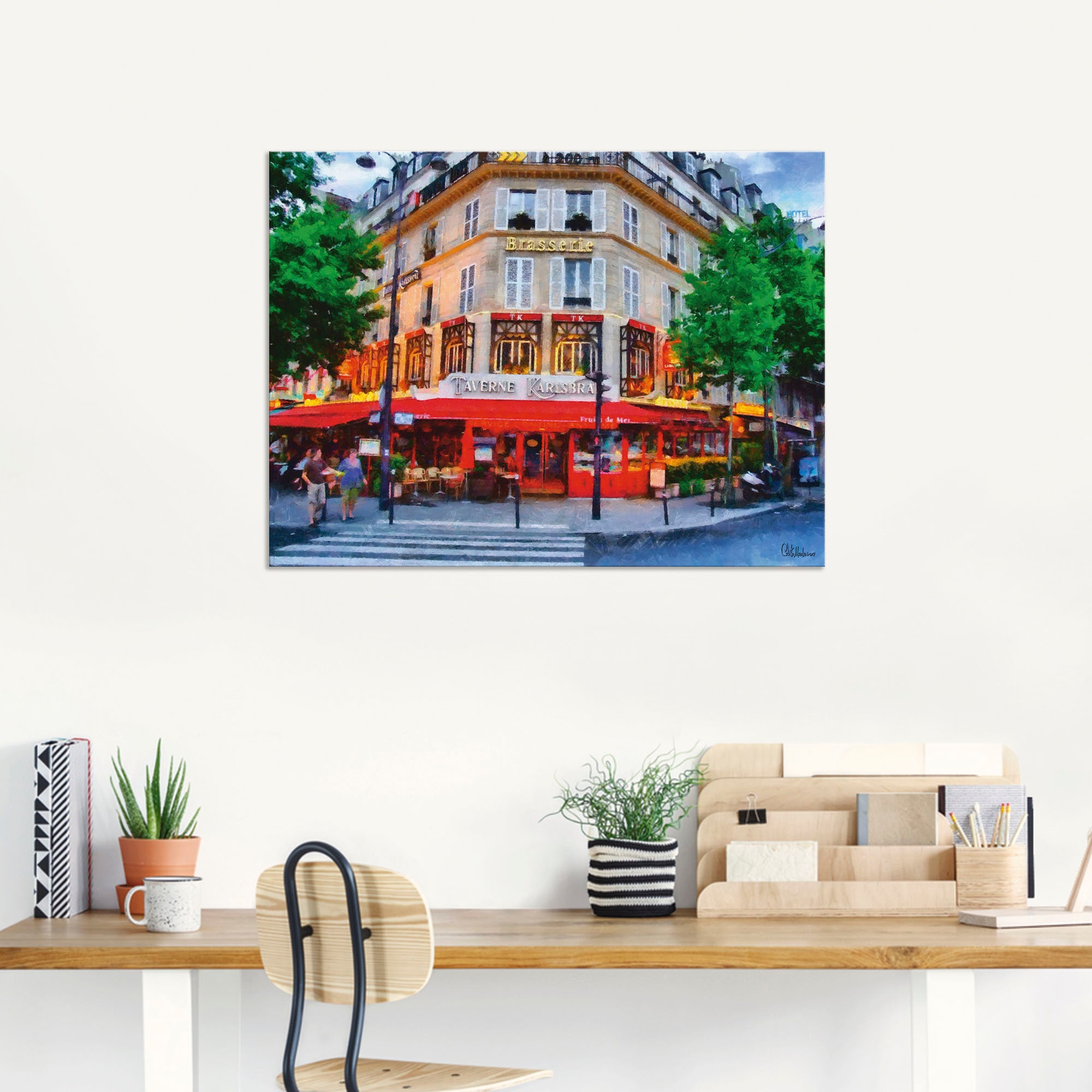 Artland Wandbild »Taverne Karlsbad«, Karlsbad, (1 St.), als Alubild, Leinwandbild, Wandaufkleber oder Poster in versch. Grössen