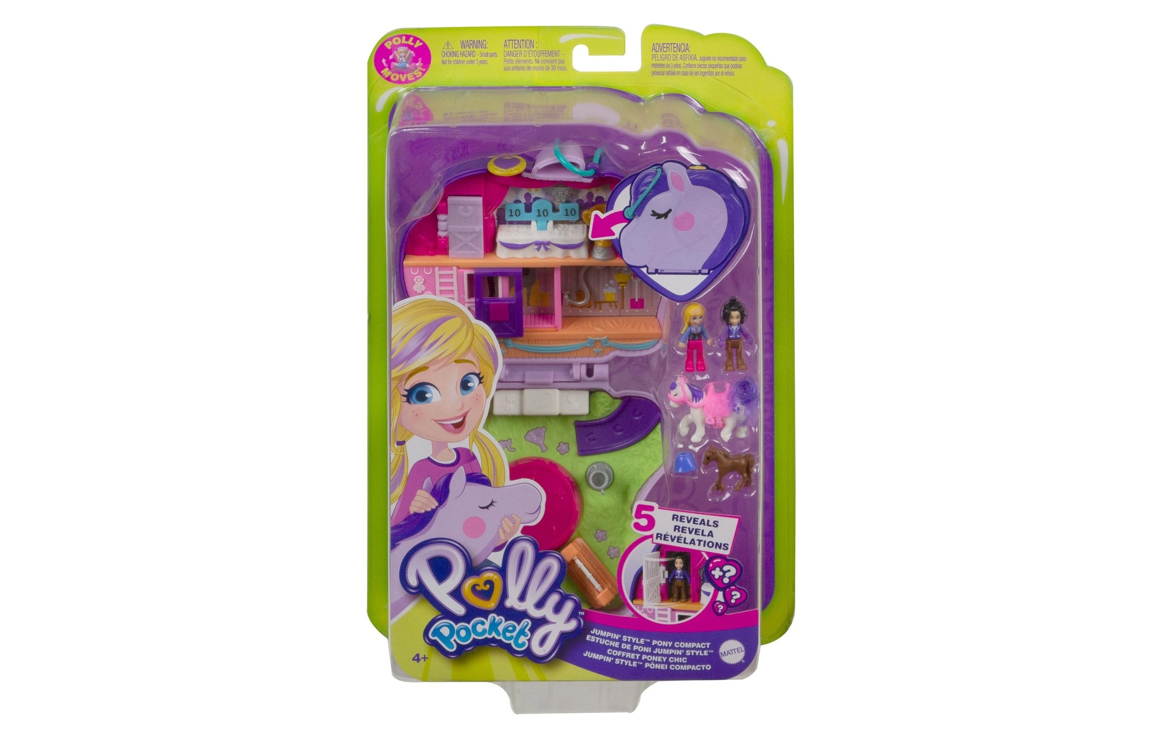 Polly Pocket Spielwelt »Pony-Springspass Schatulle«
