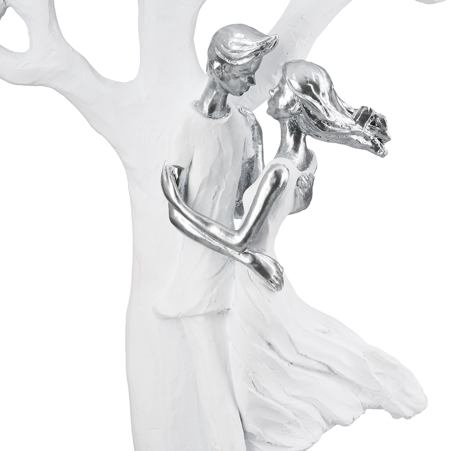 Casablanca by Gilde Dekofigur »Skulptur Paar; Baum Liebesblicke weiss H. 44 cm«