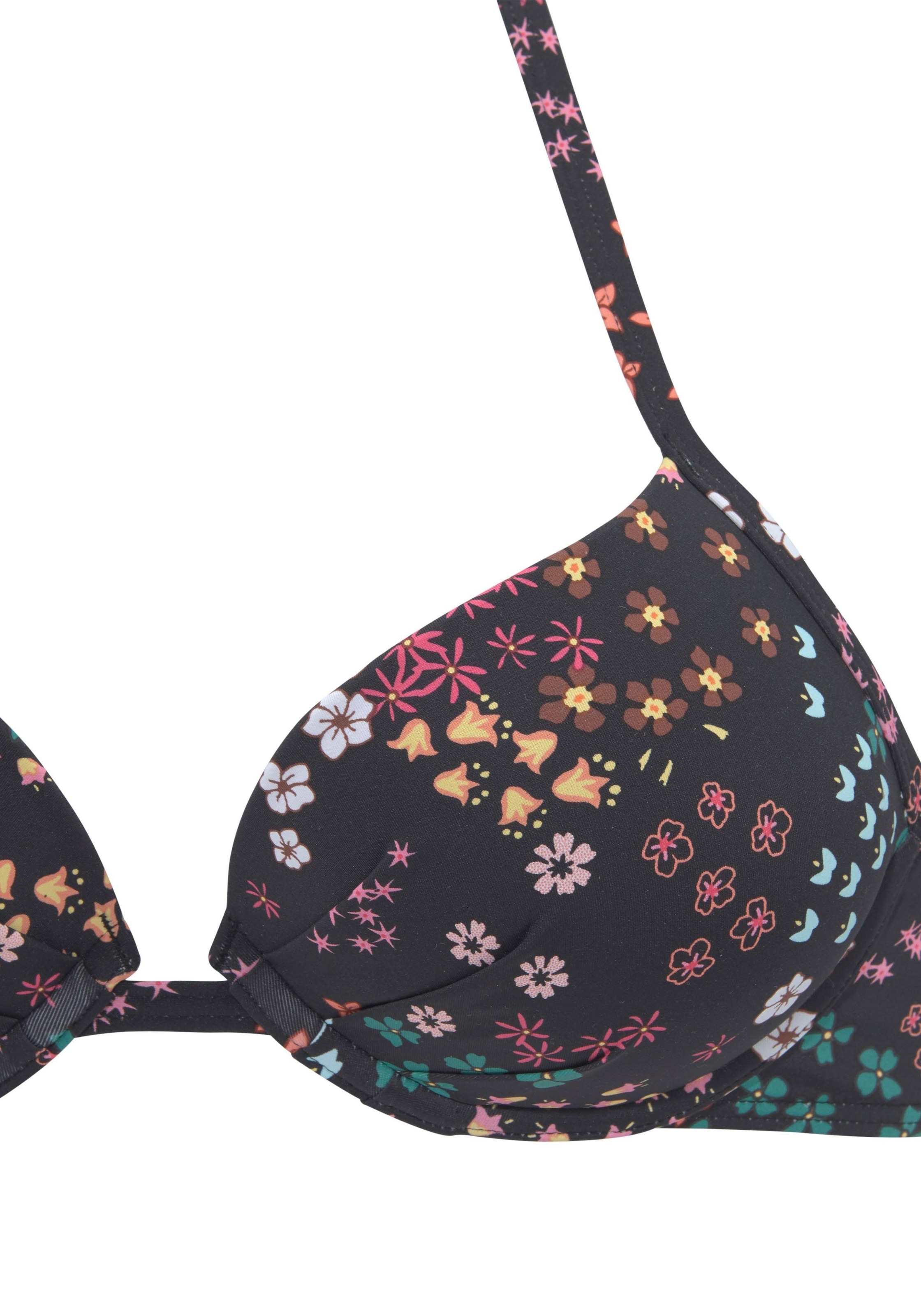 s.Oliver Push-Up-Bikini-Top »Milly«, im Blumendesign