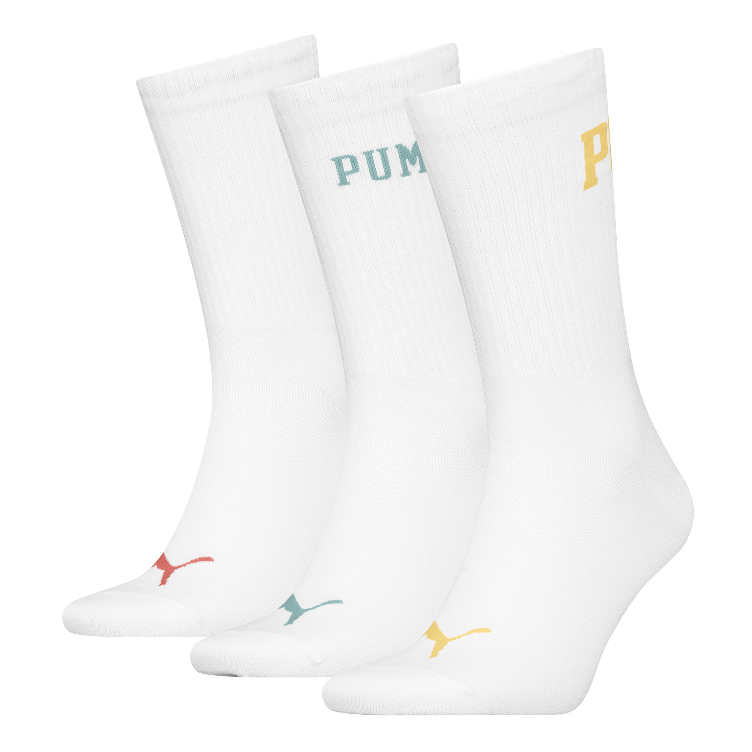 PUMA Socken 3er Pack, 3 Stk. tlg. mit verstärkten Zehen und Fersen