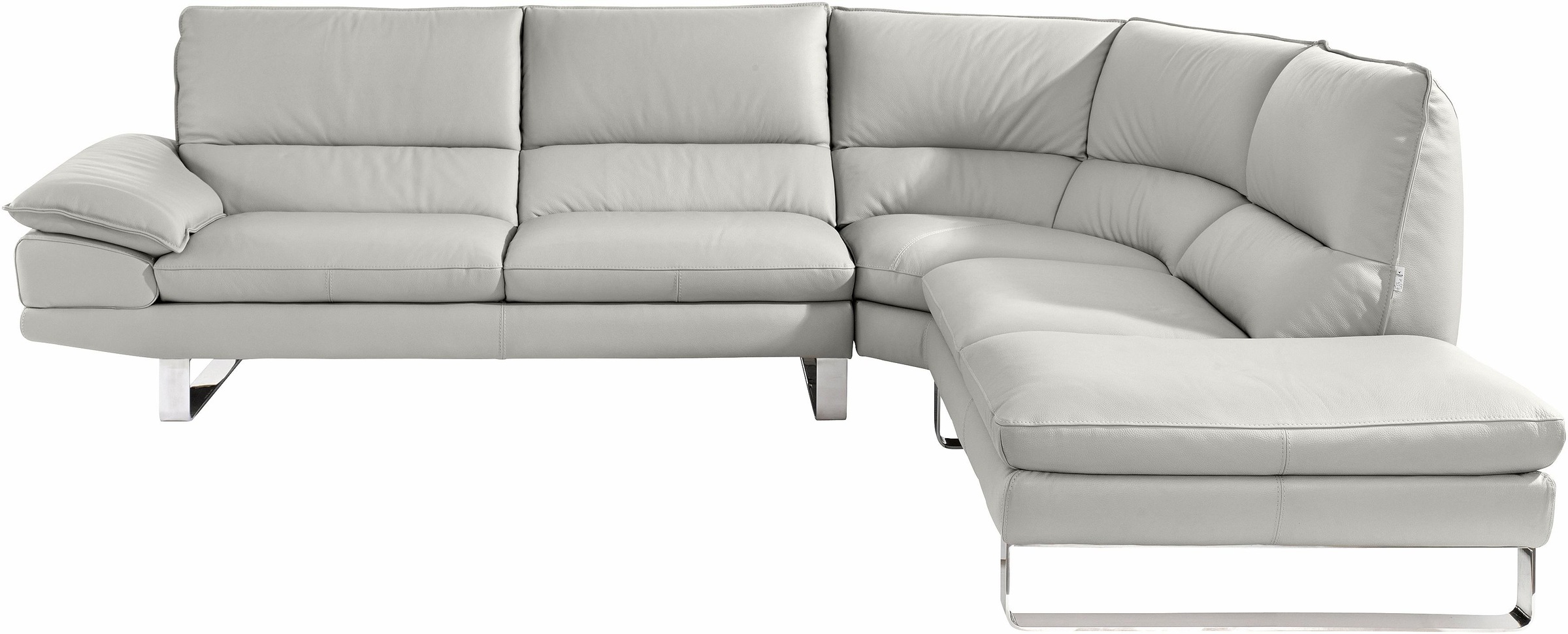 CALIA ITALIA Ecksofa »Dave, italienisches Designsofa mit erstklassigem Sitzkomfort, L-Form«, mit tollen Lederbezügen