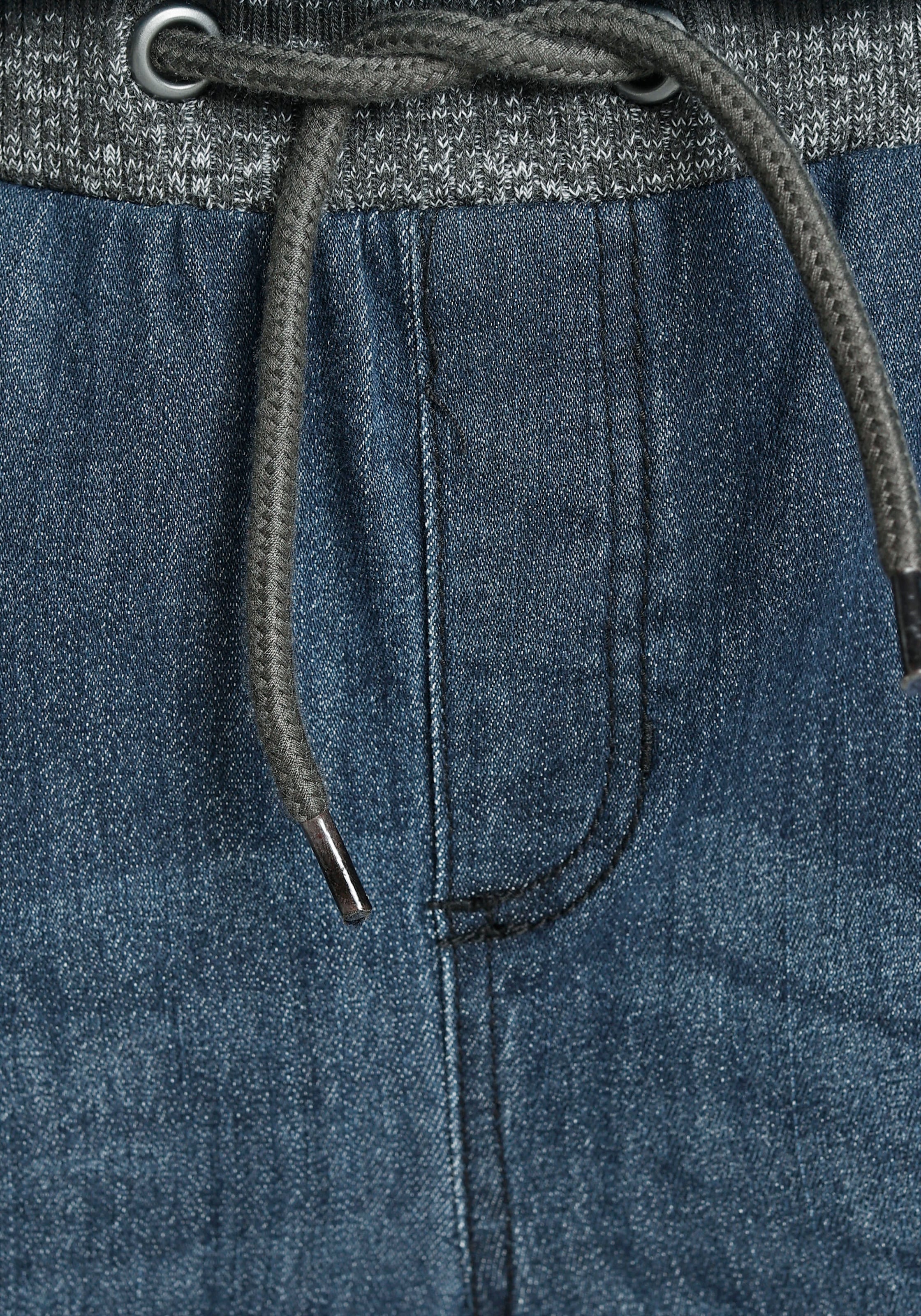 ✵ Arizona Stretch-Jeans »mit günstig | Beinverlauf«, tollem entdecken Jelmoli-Versand Rippenbund mit schmalem