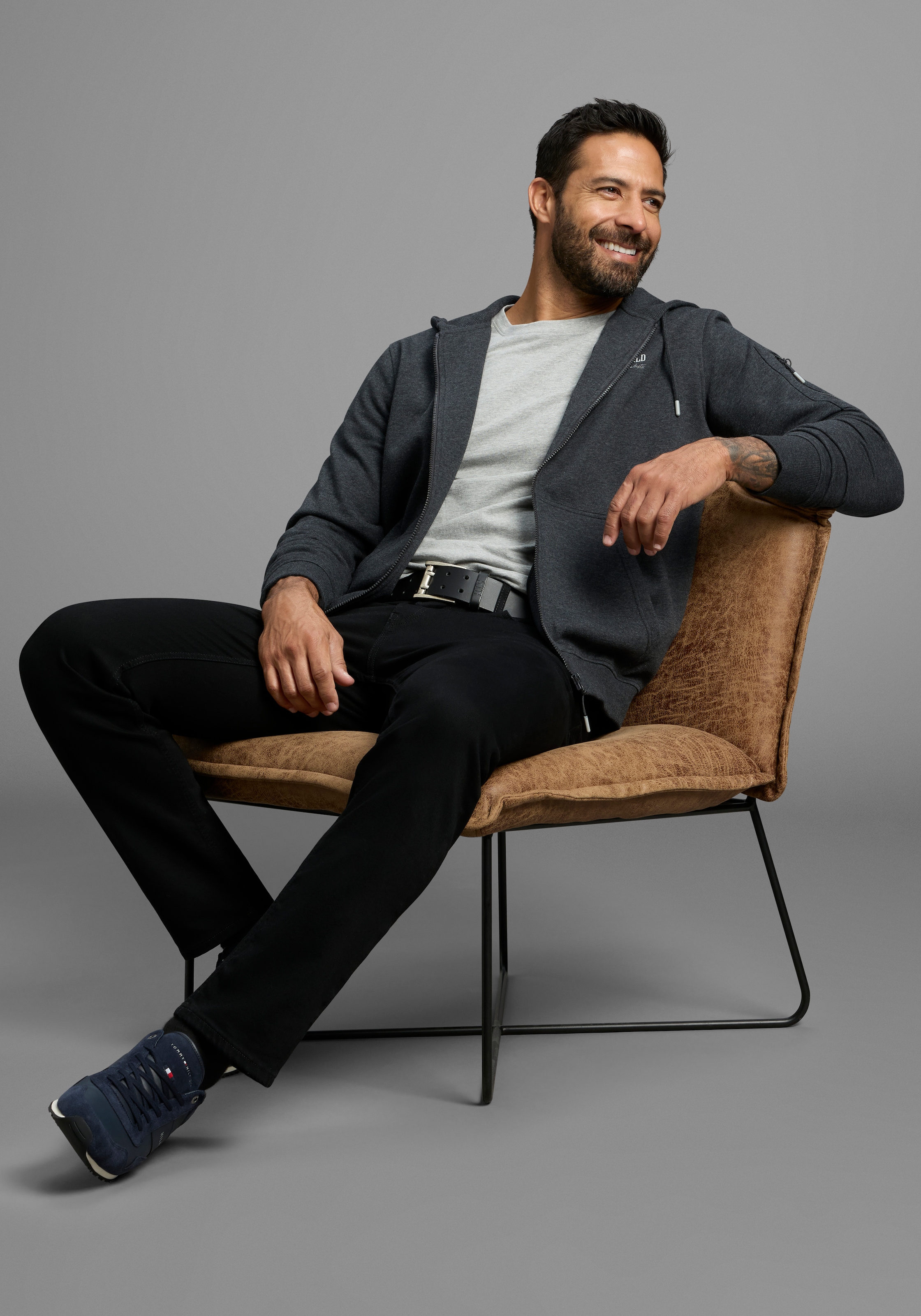 Man's World Kapuzensweatjacke