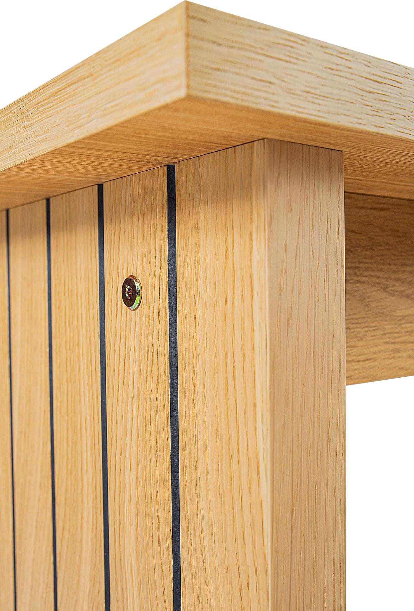 Woodman Couchtisch »Stripe«, Holzfurnier aus Eiche, FSC®-zertifiziert