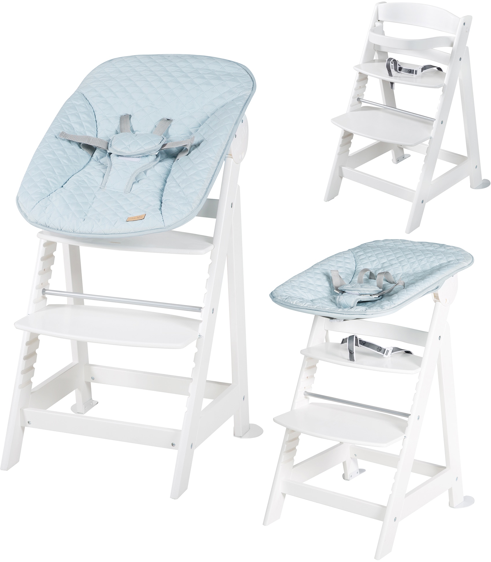 ❤ roba® Hochstuhl »Treppenhochstuhl 2-in-1 Set Style, Born Up«, mit  Neugeborenen-Aufsatz kaufen im Jelmoli-Online Shop