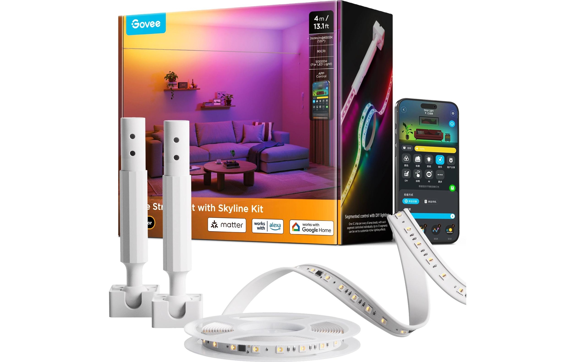 Govee LED-Streifen »RGBICWW Skyline Strip Light«