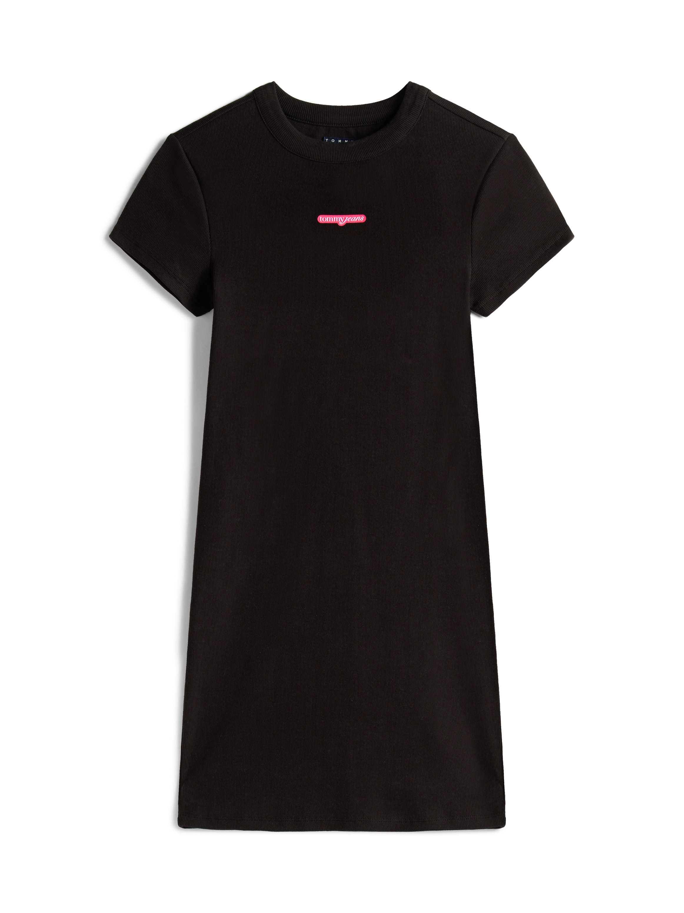 Tommy Jeans Jerseykleid »TJW SCRIPT MINI RIB DRESS EXT«