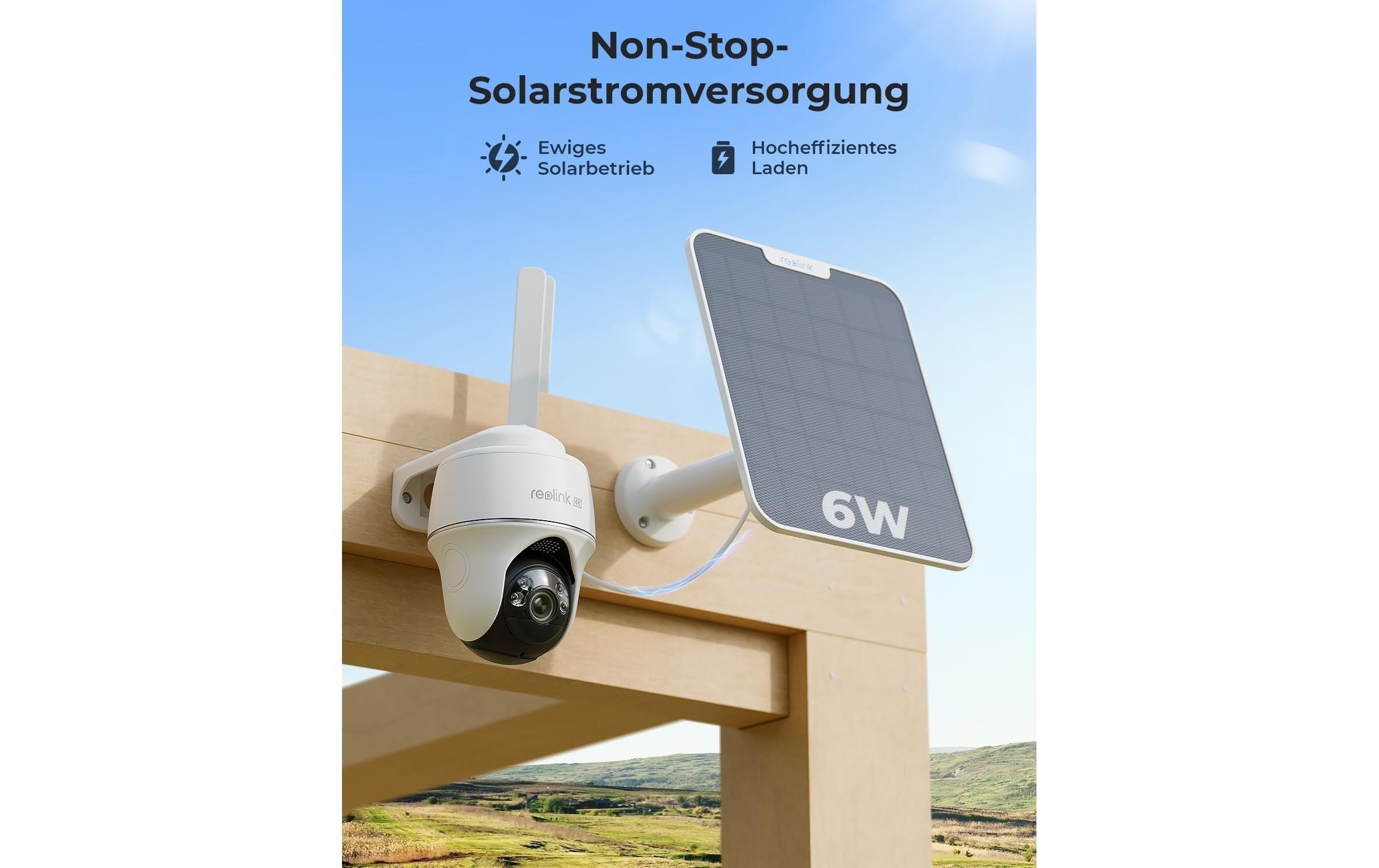 Reolink Überwachungskamera »GO PT Ultra inkl, Solarpanel und SIM«, Aussenbereich