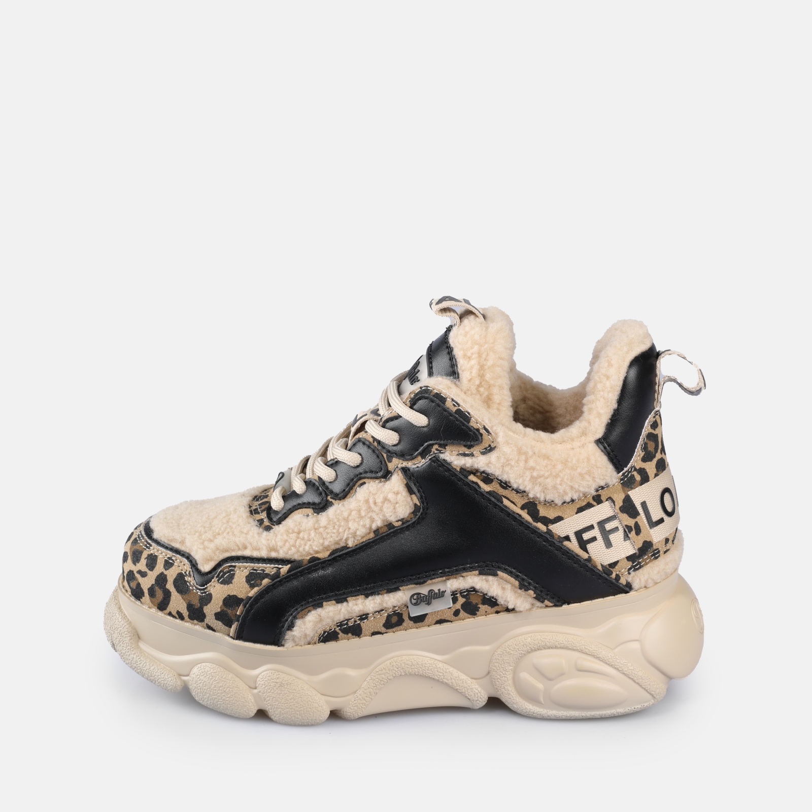 Buffalo Plateausneaker "CLD CHAI WARM" Freizeitsneaker, Schnürschuh, Halbschuh mit Logoschriftzug