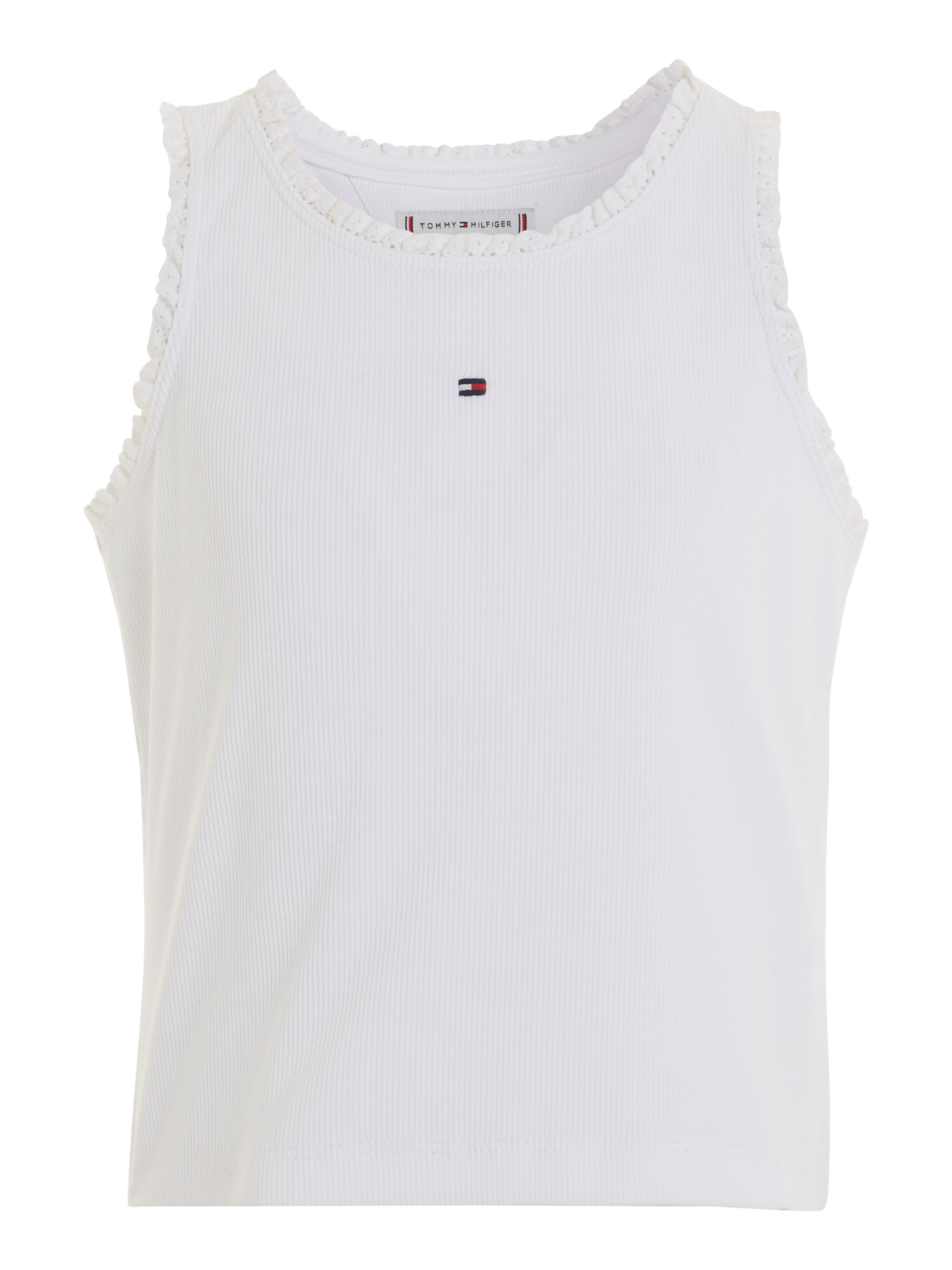 Tommy Hilfiger T-Shirt »ESSENTIAL RIB LACE TANK TOP«, Baby bis 2 Jahre