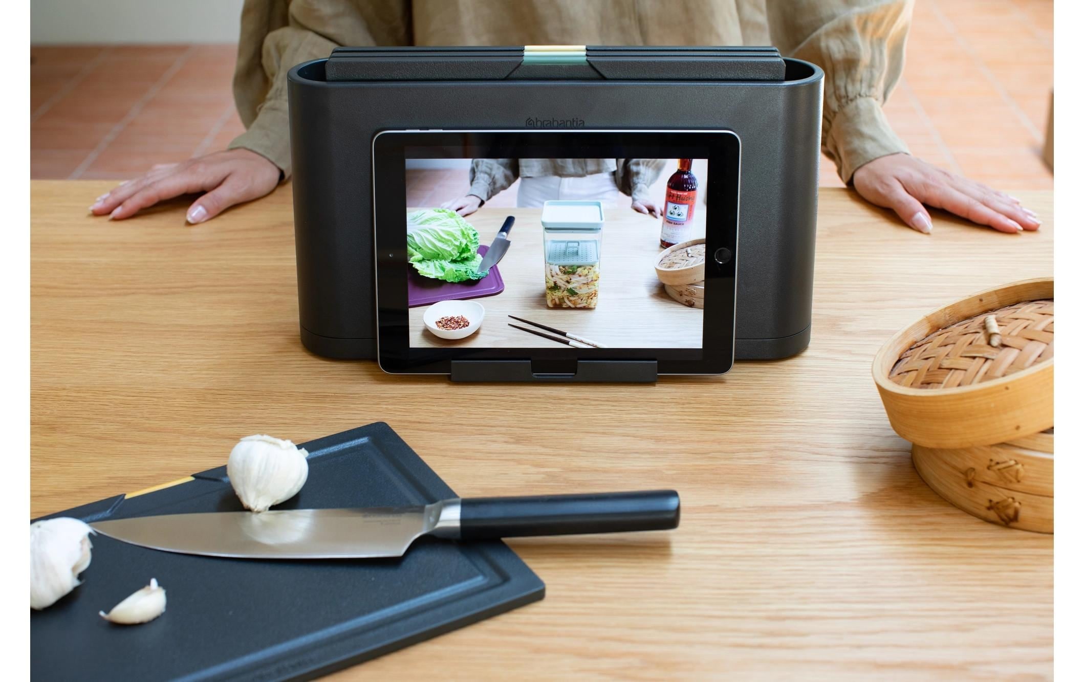 Brabantia Schneidebrett »Tasty + 4 Stück Grau, 21 cm x 30 cm«
