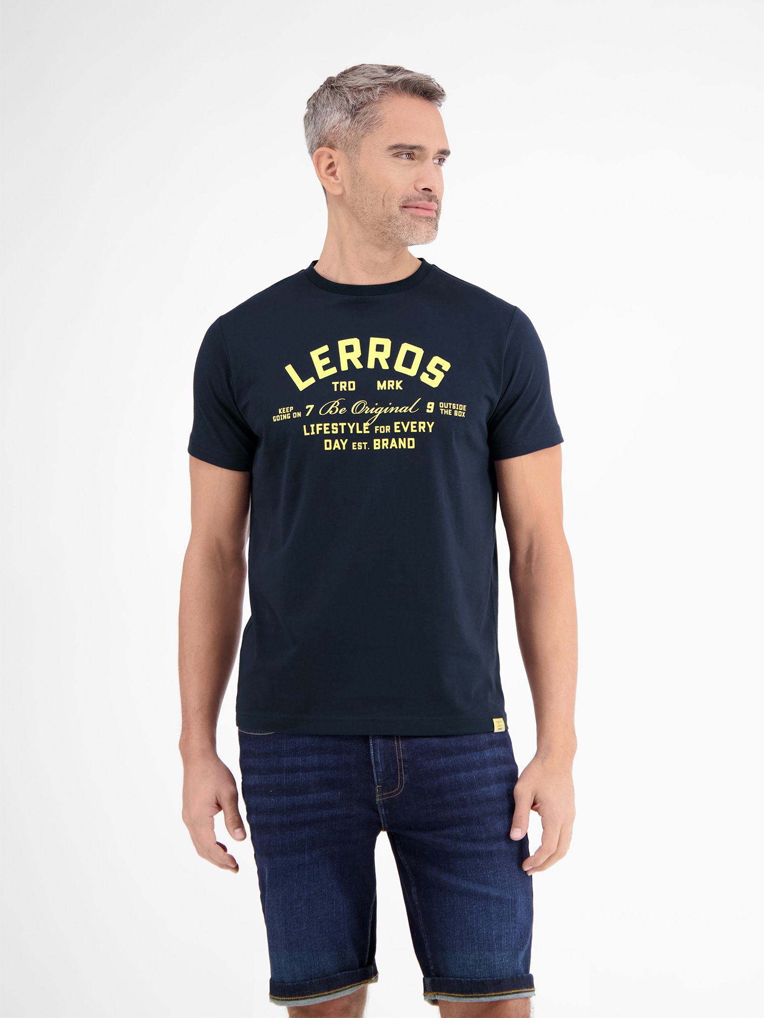 LERROS T-Shirt »LERROS Sommerliches T-Shirt mit Print«