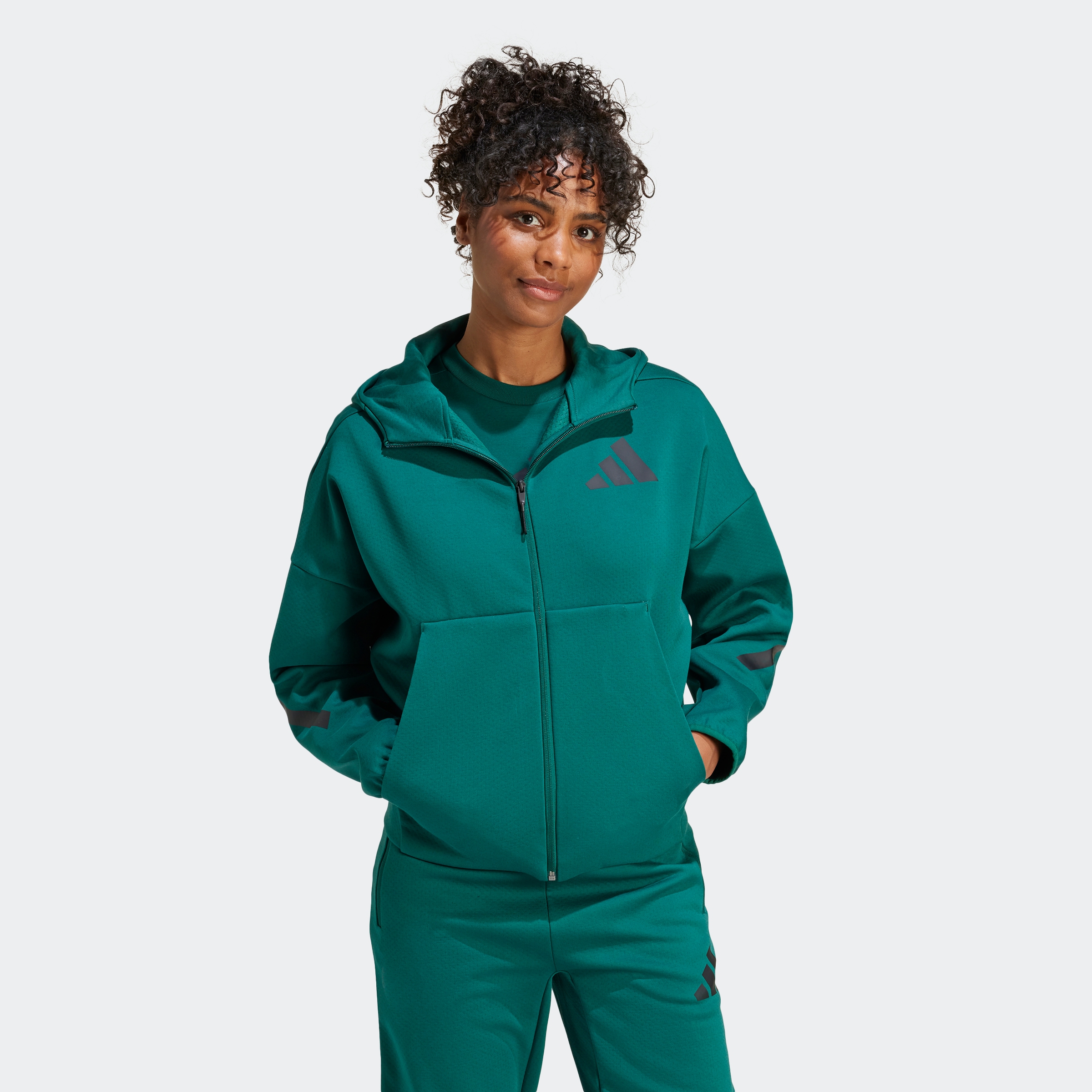 adidas Sportswear Kapuzensweatshirt »W Z.N.E. FZ«