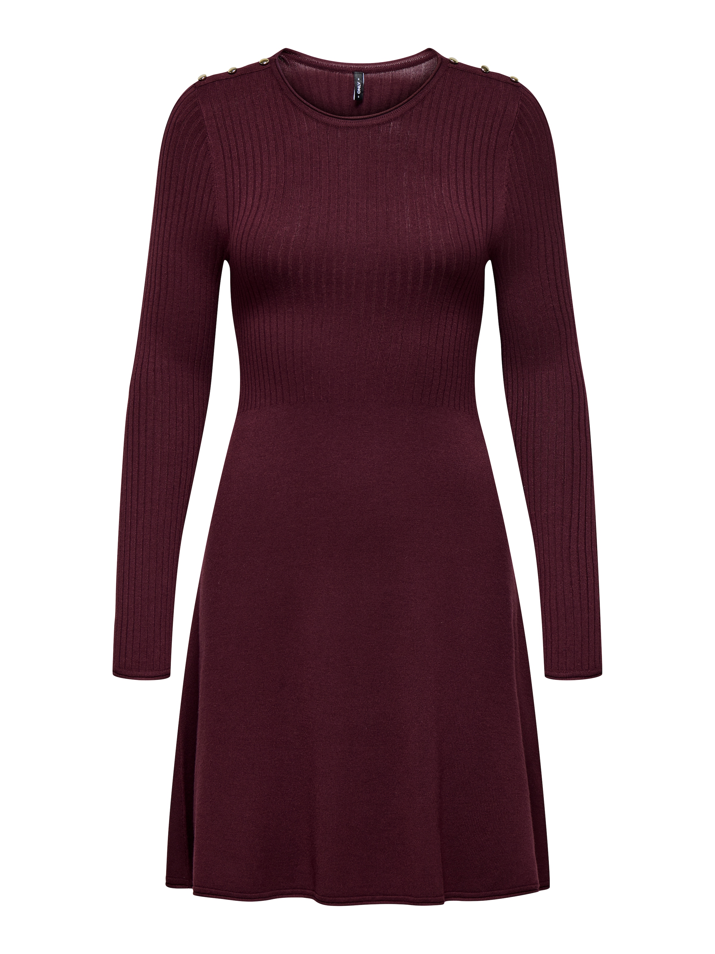 ONLY Midikleid »ONLMILA SL BUTTON O-NECK DRESS EX KNT«, Sommerkleid