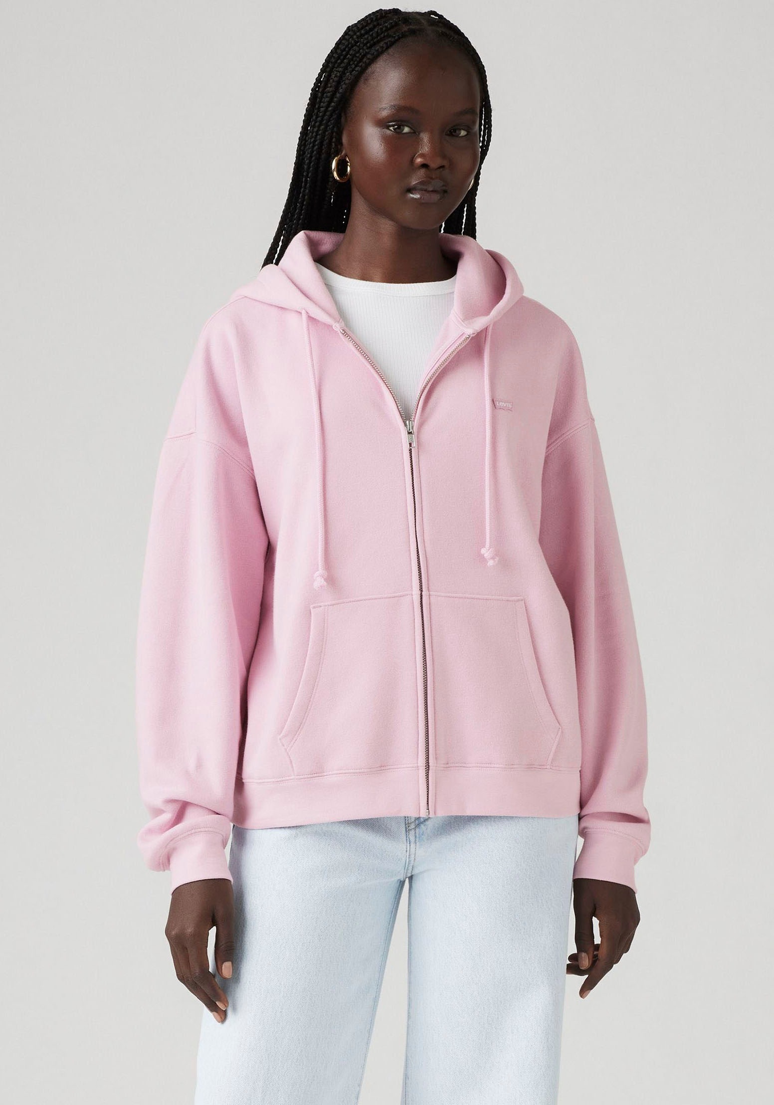 Levi's® Kapuzensweatjacke »EVERYDAY ZIP HOODIE« mit Logo Stickerei