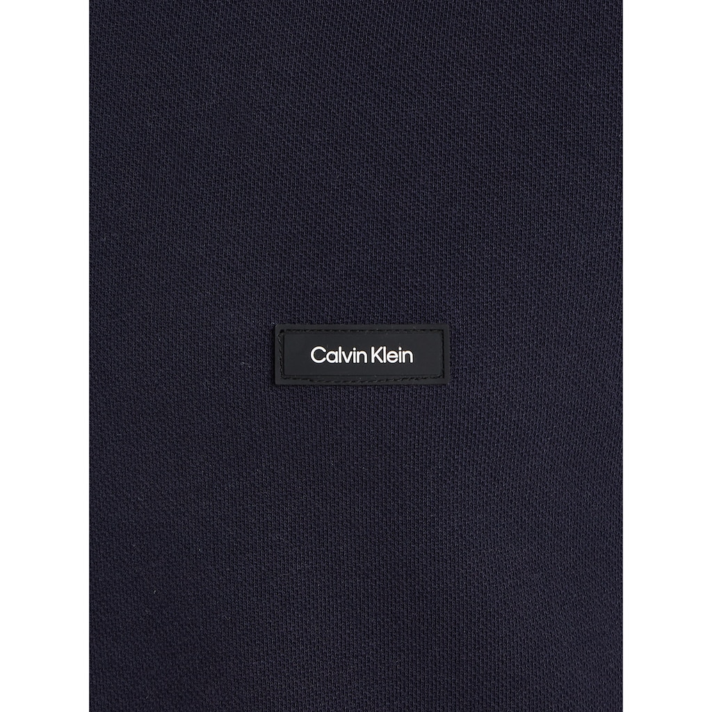 Calvin Klein Poloshirt »STRETCH PIQUE TIPPING LS POLO«