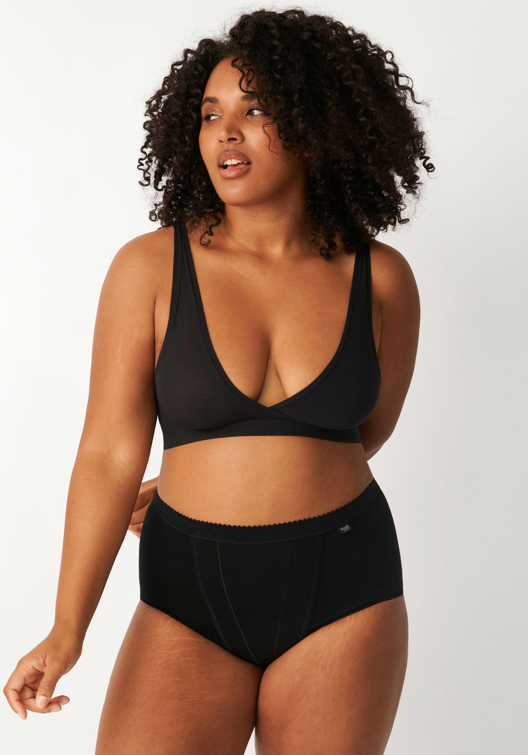 sloggi Bralette »GO Allround«, One Size, hohe Elastizität, breites Unterbrustband, sportiver Look