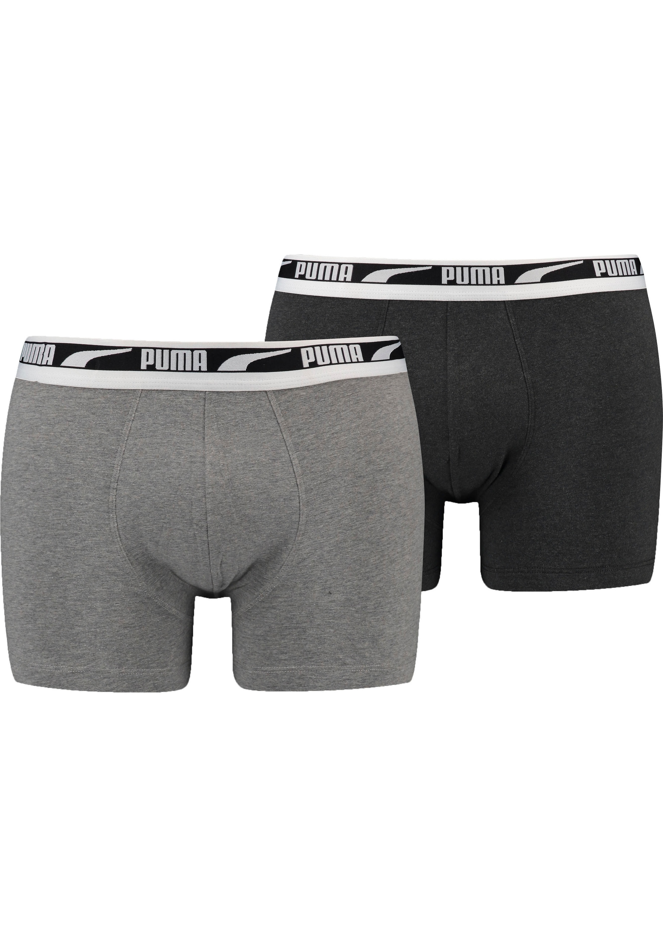 PUMA Boxershorts »MEN MULTI LOGO BOXER 2P« 2er Pack, Komfortbund