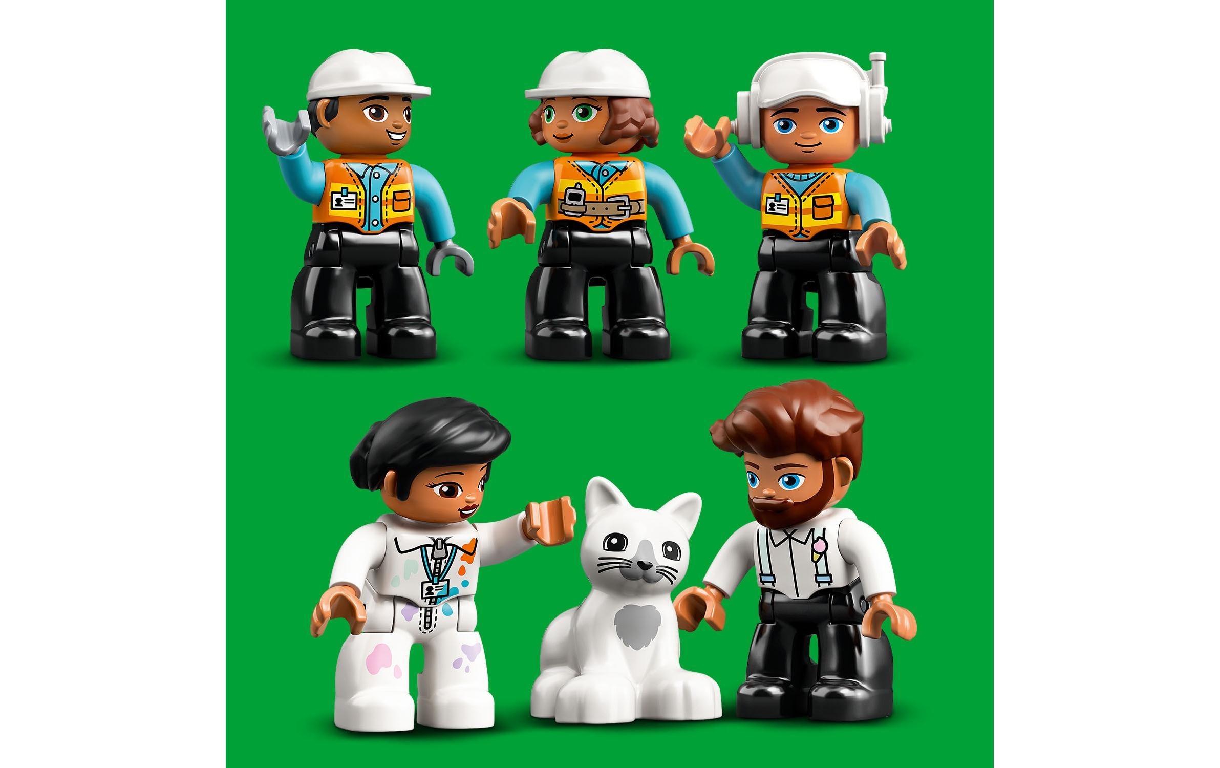LEGO® Spielbausteine »Grosse Baustelle mit Licht«