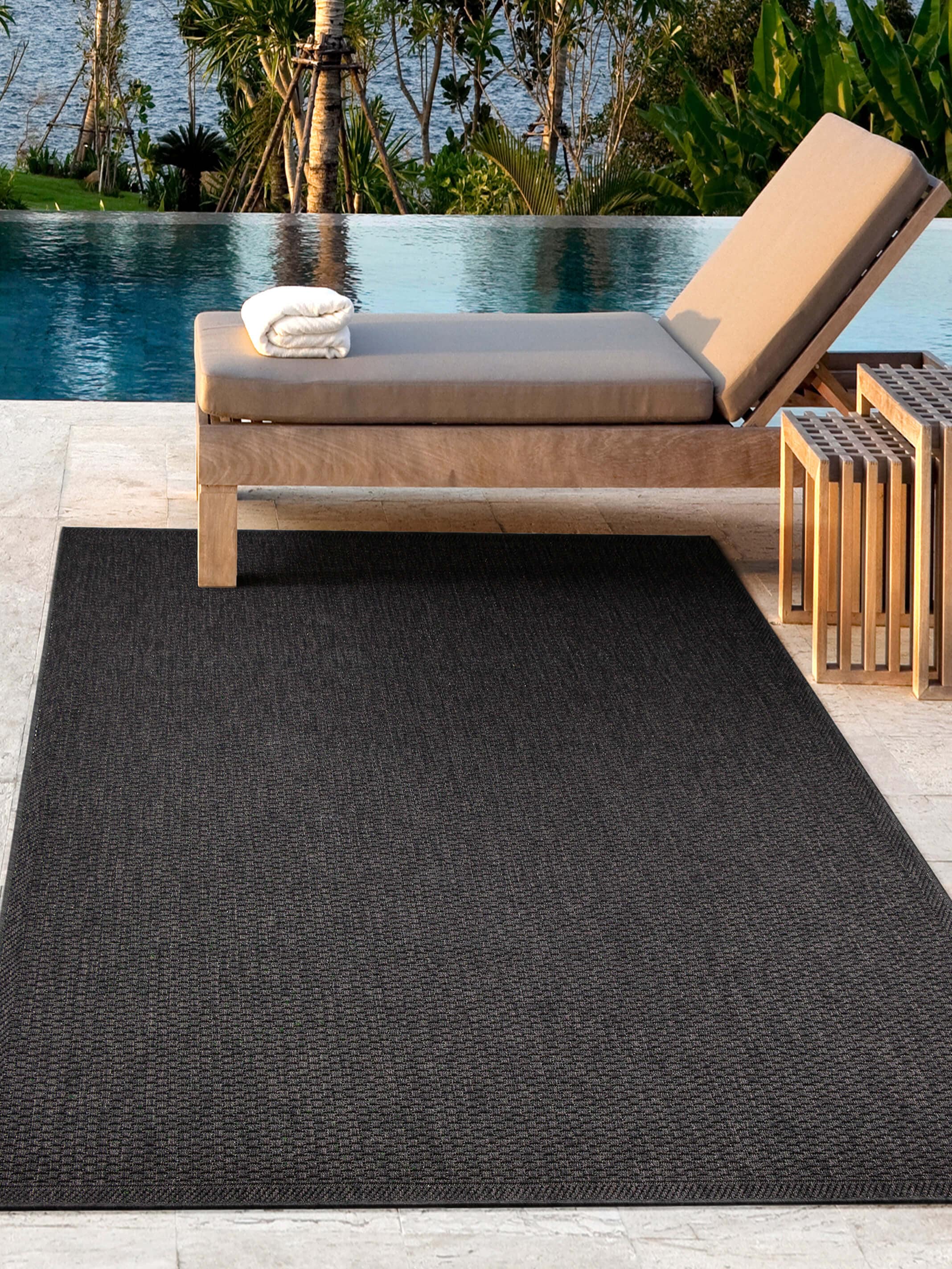 the carpet Teppich »Toulose« rechteckig 1 mm Höhe moderner robuster In und Outdoor Teppich