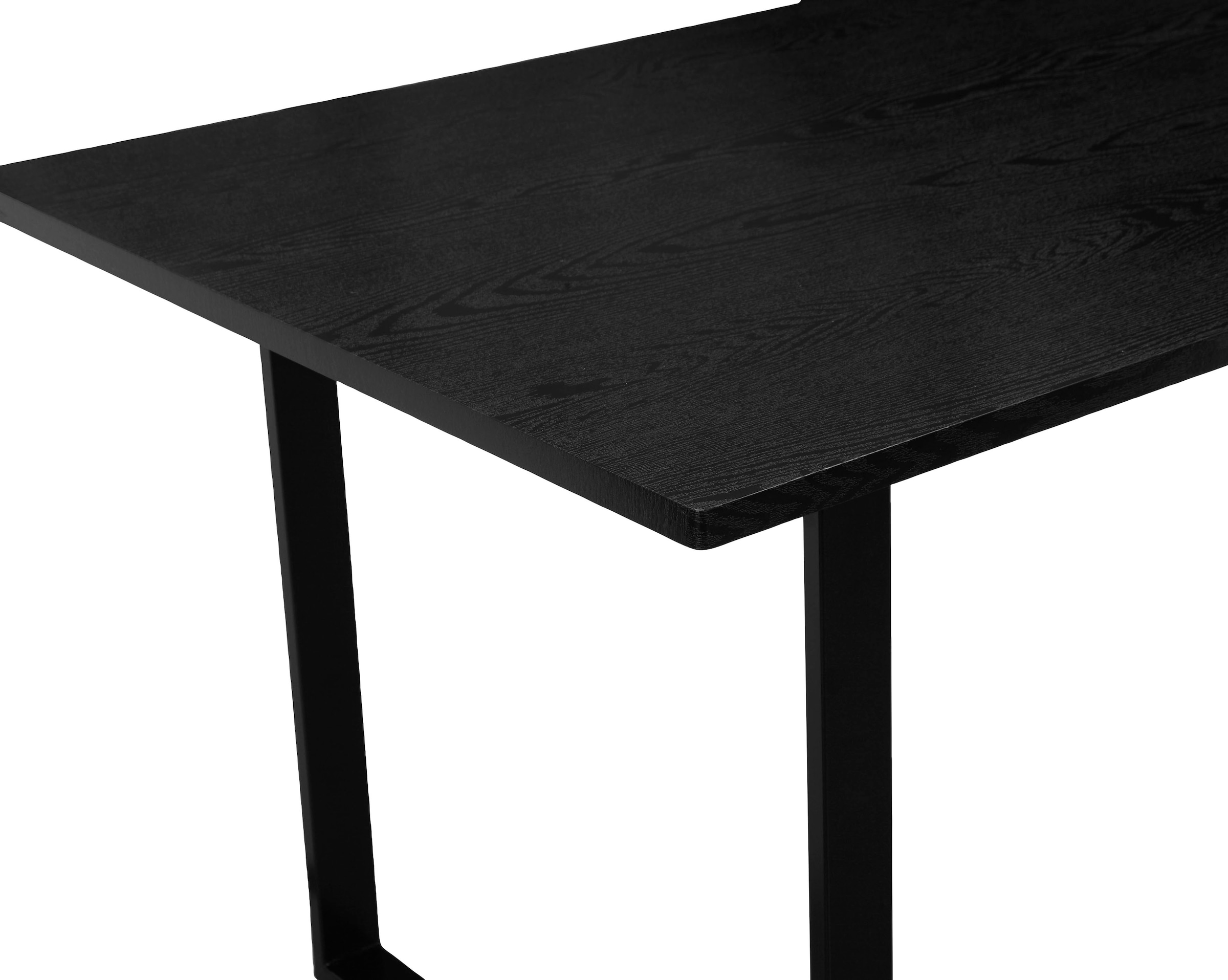 kaufen Gestell (1 Metall Tischplatte Holzstruktur, mit Home Esstisch online affaire cm 76 | »Lannion«, schwarz, aus St.), Höhe Jelmoli-Versand