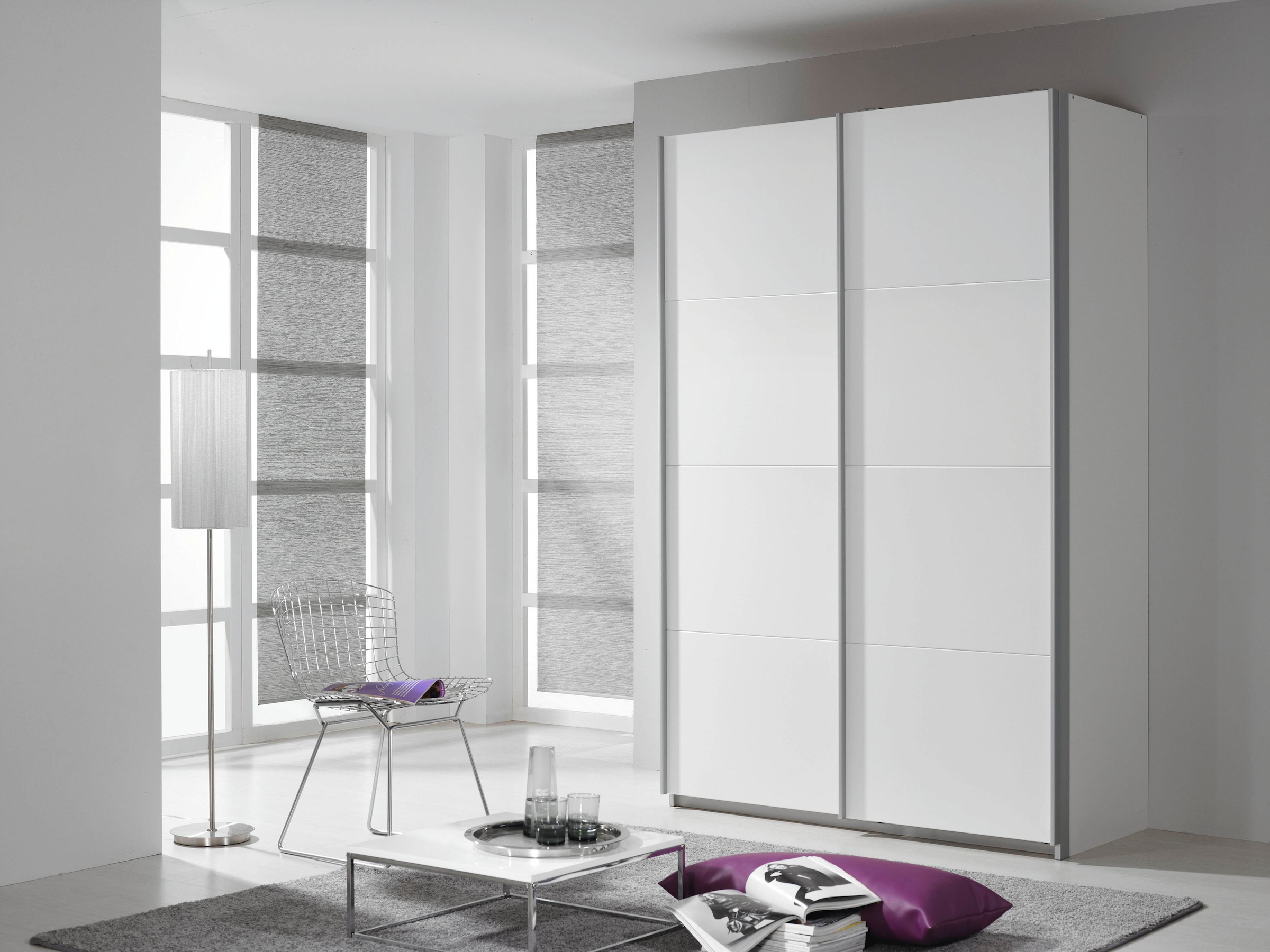rauch Schwebetürenschrank »Quadra Kleiderschrank BESTSELLER Schrank Gaderobe«, mit Möglichkeit zur individuellen Frontgestaltung, leichtgängige Türen