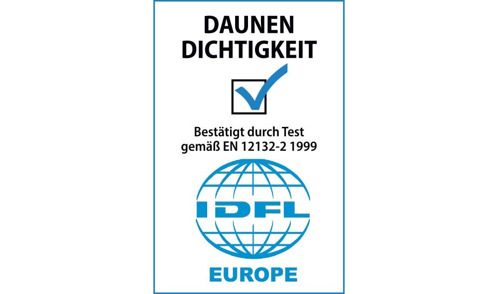Balette Daunenbettdecke »LILLY wurde in der Wärmeklasse "warm" von Hohenstein mit Bestnote 1.3/1.1 ausgezeichnet«, leicht, Füllung 60% Daunen, 40% Federn, Bezug 100% Baumwolle, (1 St.), In 4 Wärmeklassen erhältlich, Wohlfühlkomfort dank Naturfüllung