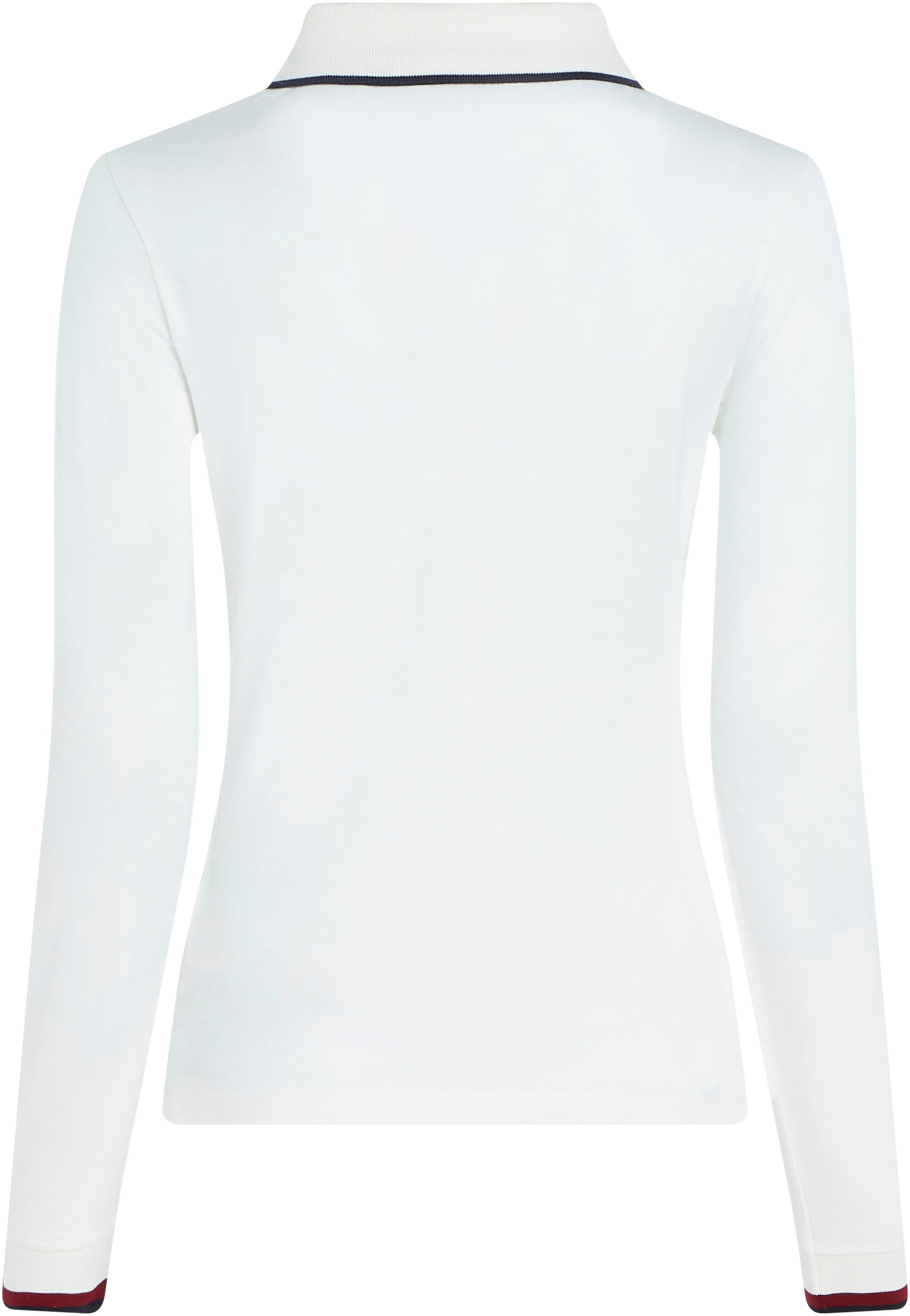 kaufen SPLIT mit Jelmoli-Versand Poloshirt Tommy GLOBAL online POLO LS«, farblicher an Kragen Einfassung | Hilfiger & Ärmel moderner, »SLIM STR