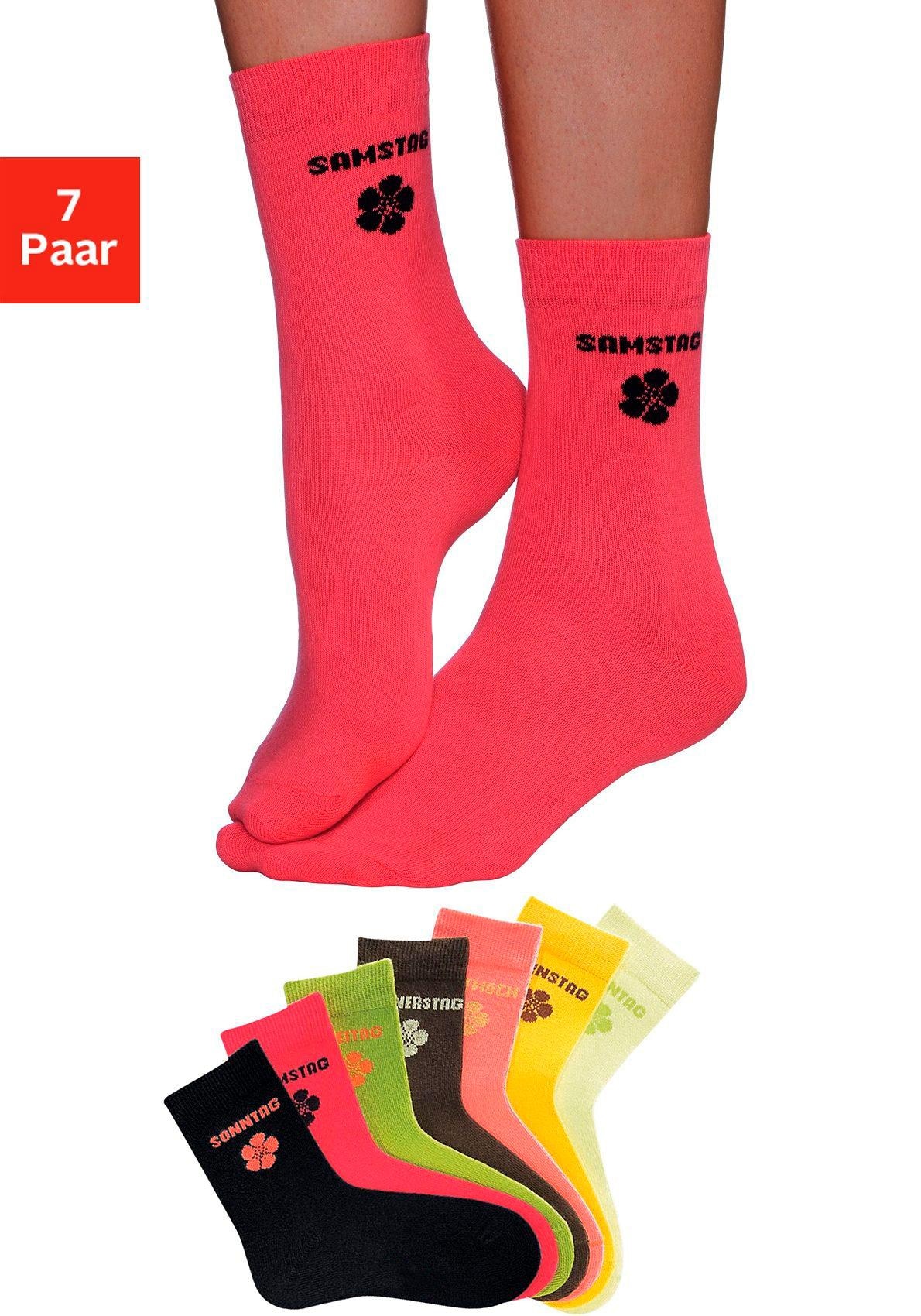 H.I.S Socken, (7 Paar), für Jelmoli-Versand Schweiz mit kaufen Blumenmotiv online Kinder bei