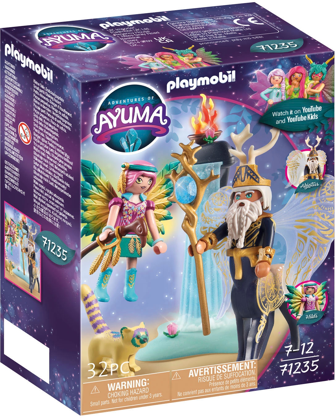 Playmobil® Konstruktions-Spielset »Abjatus mit Knight Fairy Hildi (71235), Adventures of Ayuma«, (32 St.), Made in Europe
