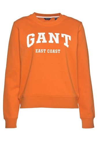 Gant Sweatshirt, mit grossem Label-Print vorne kaufen