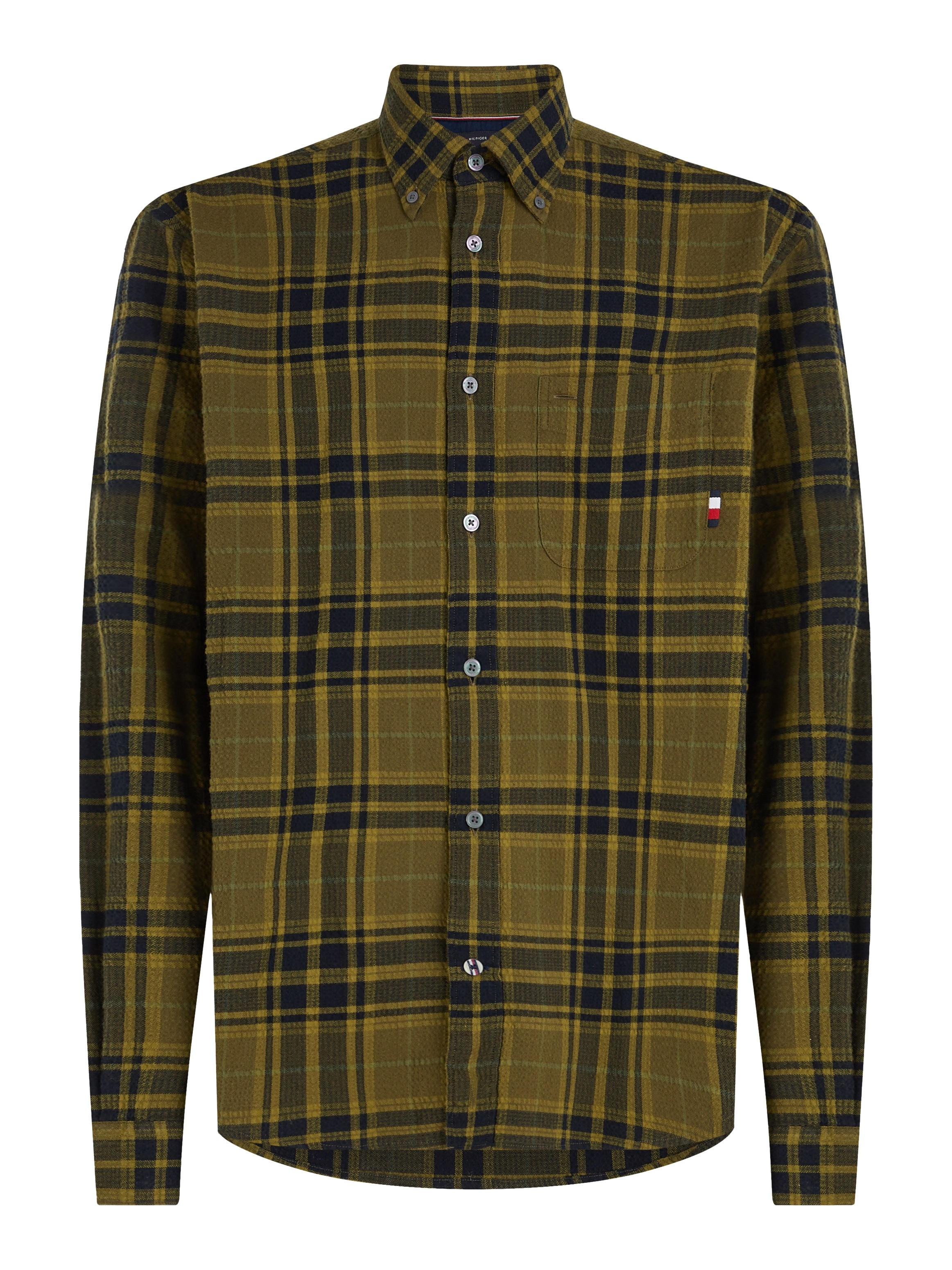 Tommy Hilfiger Langarmhemd »TONAL TARTAN SHIRT«