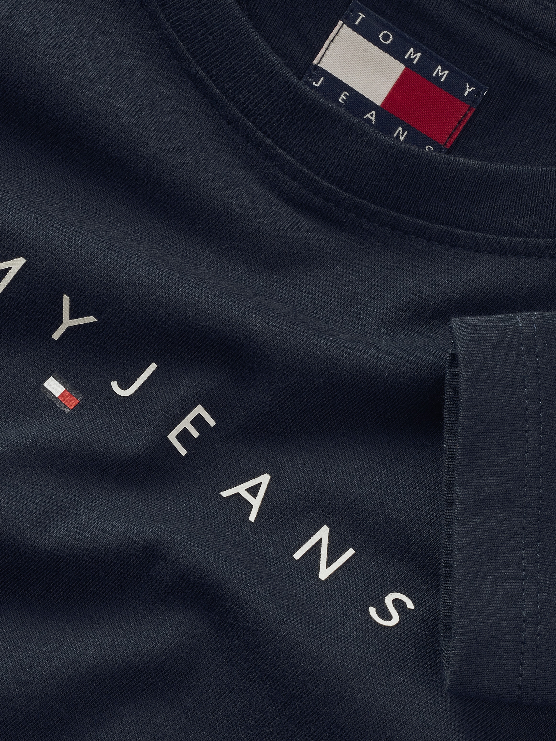 Tommy Jeans Curve Langarmshirt »TJW SLIM LINEAR TEE LS EXT«, Grosse Grössen